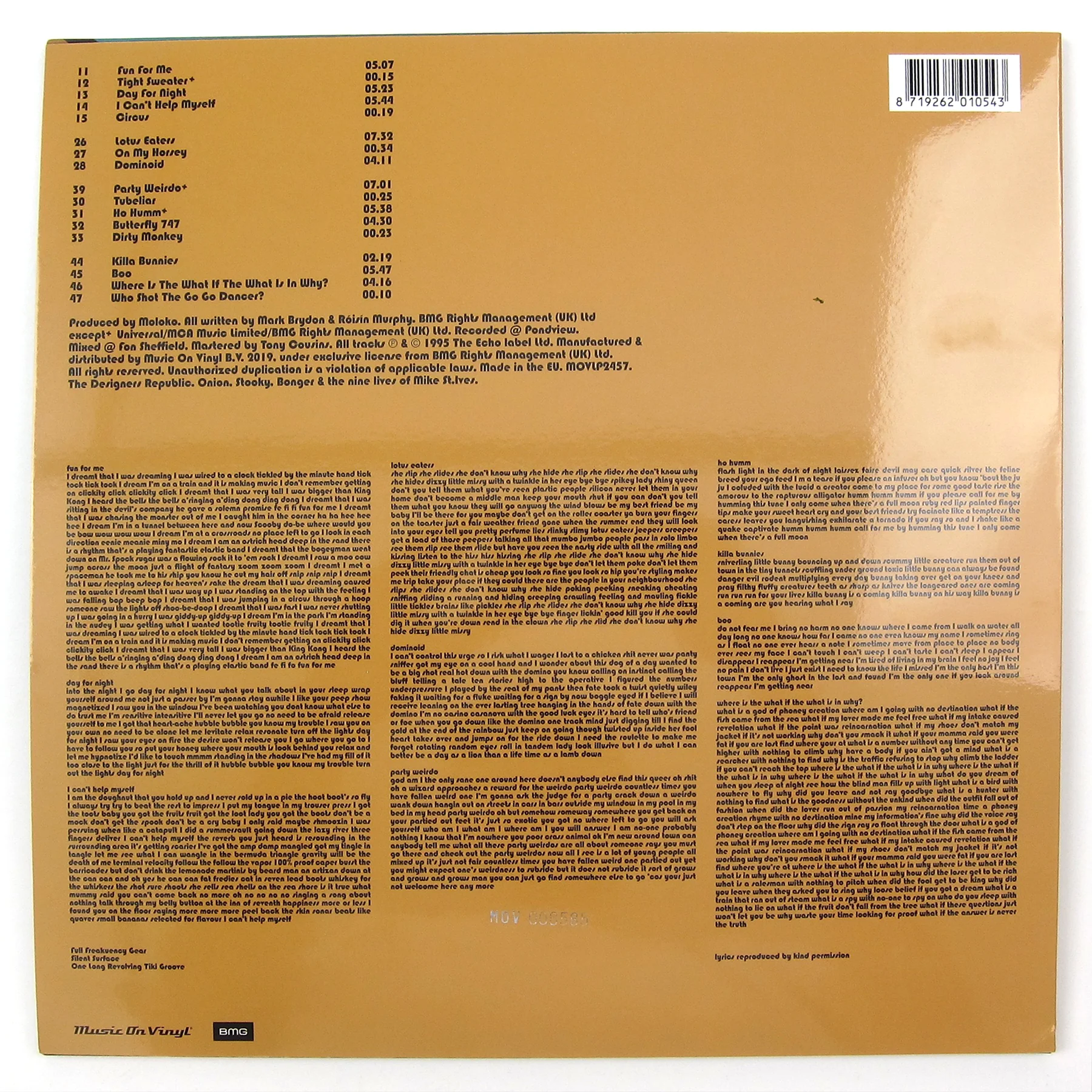 Moloko: Do You Like My Tight Sweater (Music On Vinyl 180g, Colored Vinyl) Vinyl LP - Image 3