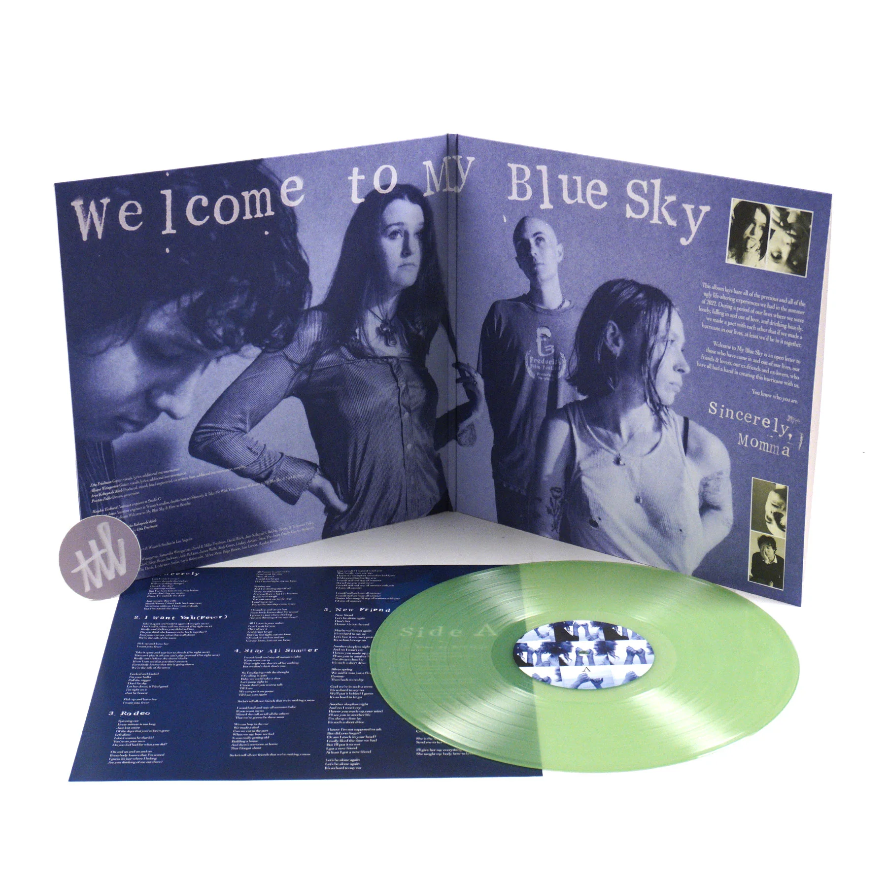 Momma: Welcome to My Blue Sky (Colored Vinyl) Vinyl LP - Image 2