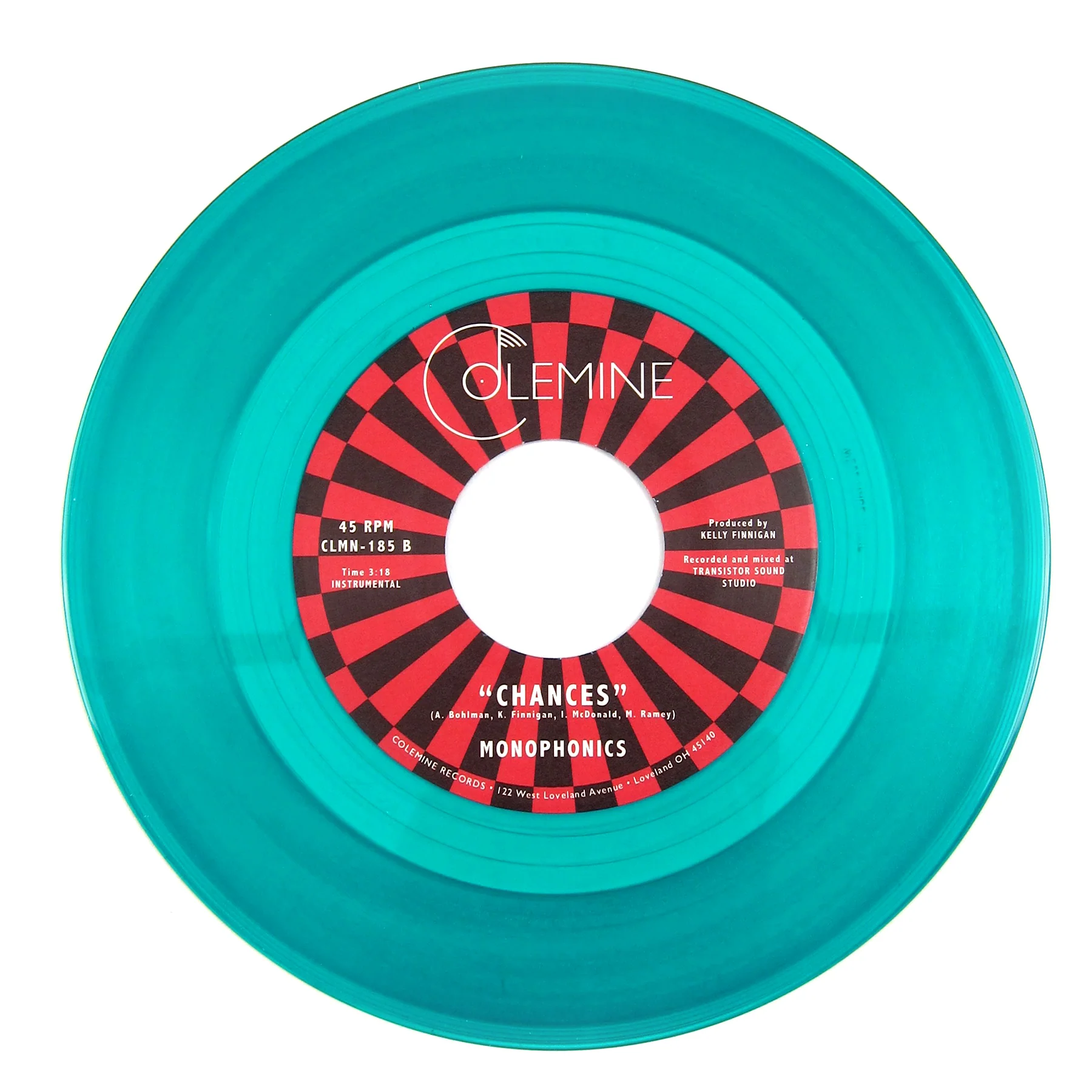 Monophonics: Chances (Colored Vinyl) Vinyl 7" - Image 2