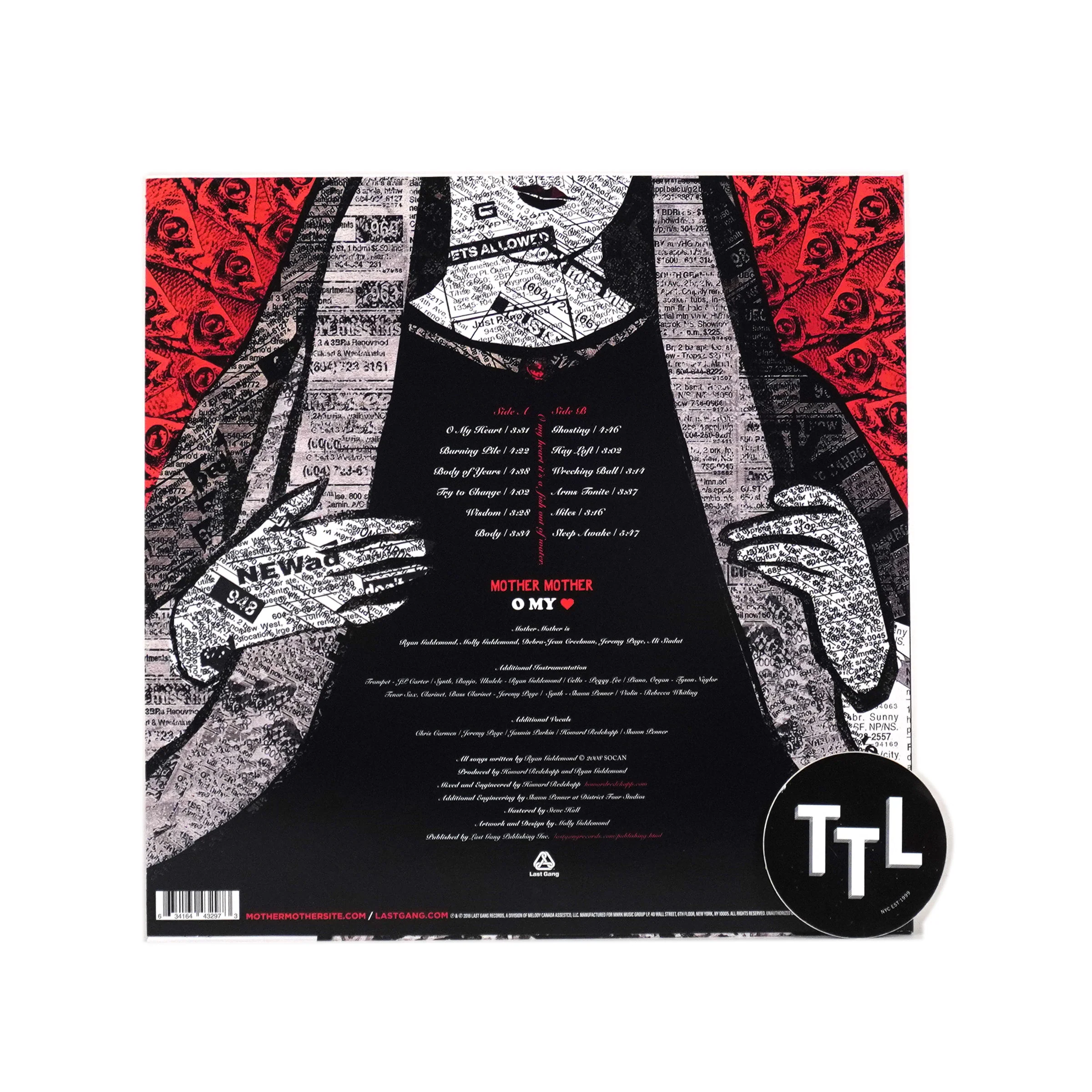 Mother Mother: O My Heart (Colored Vinyl) Vinyl LP - Image 3