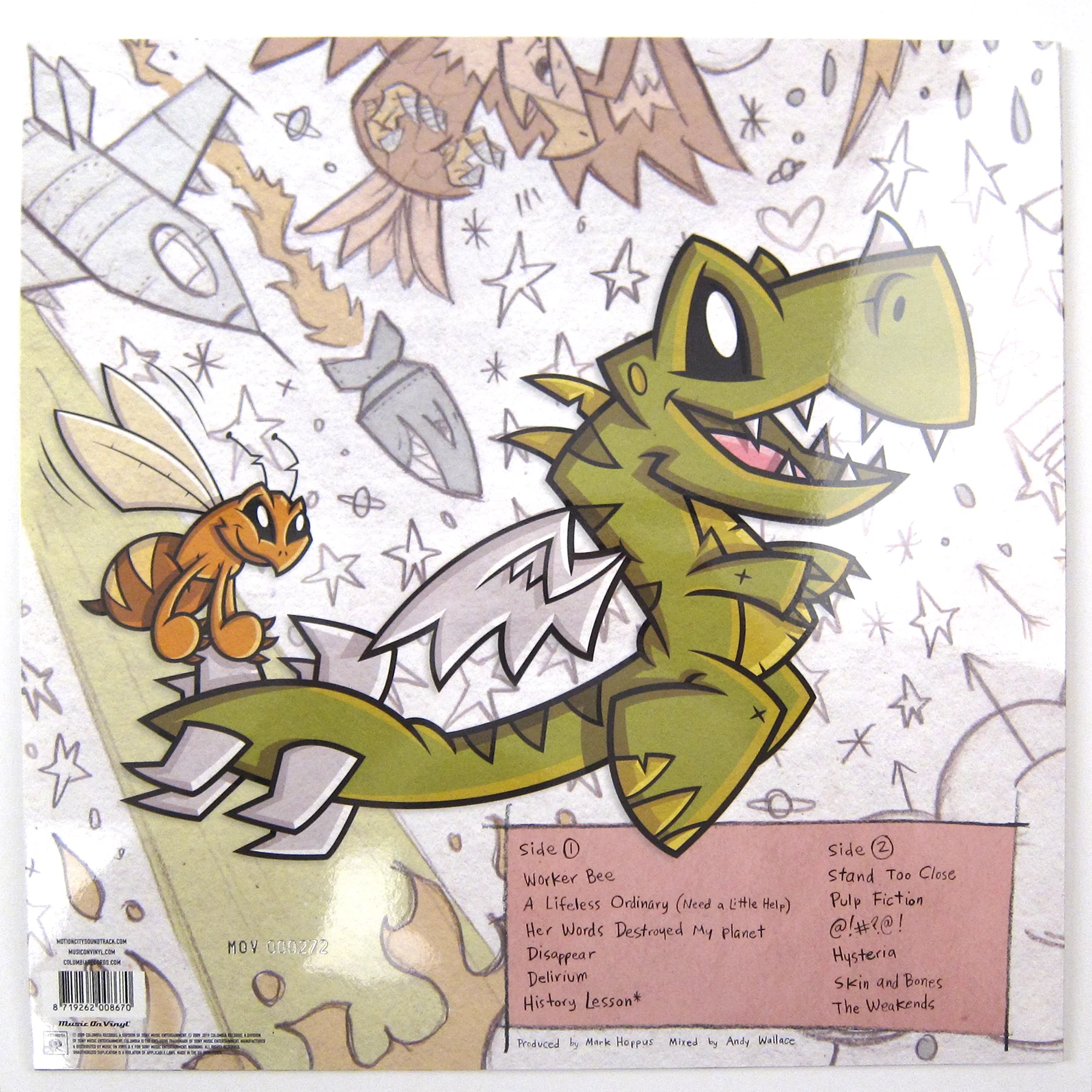 Motion City Soundtrack: My Dinosaur Life (Music On Vinyl 180g, Flaming Colored Vinyl) Vinyl LP - Image 3
