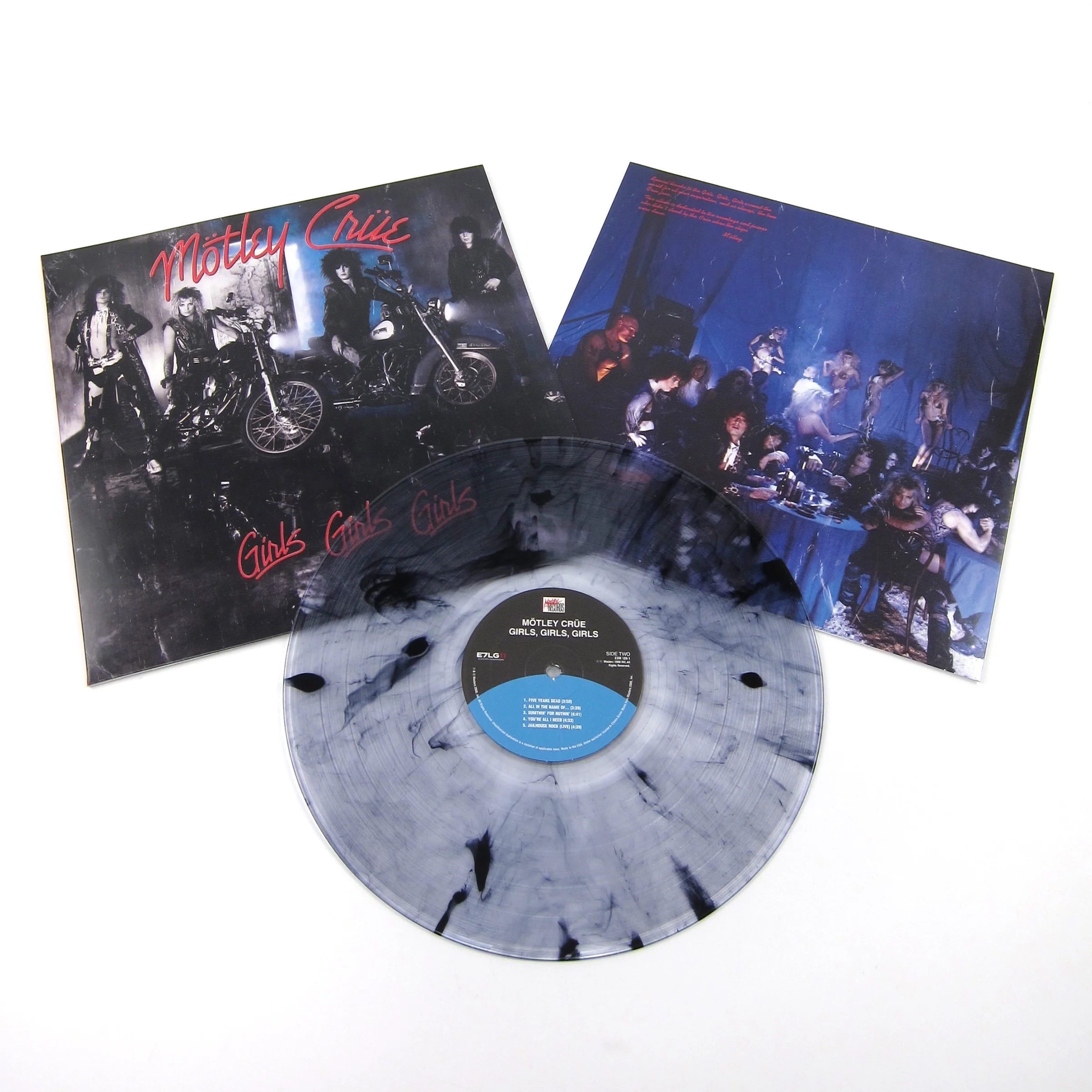 Motley Crue: Girls, Girls, Girls (Ultra Clear Marbled Colored Vinyl) Vinyl LP - Image 2