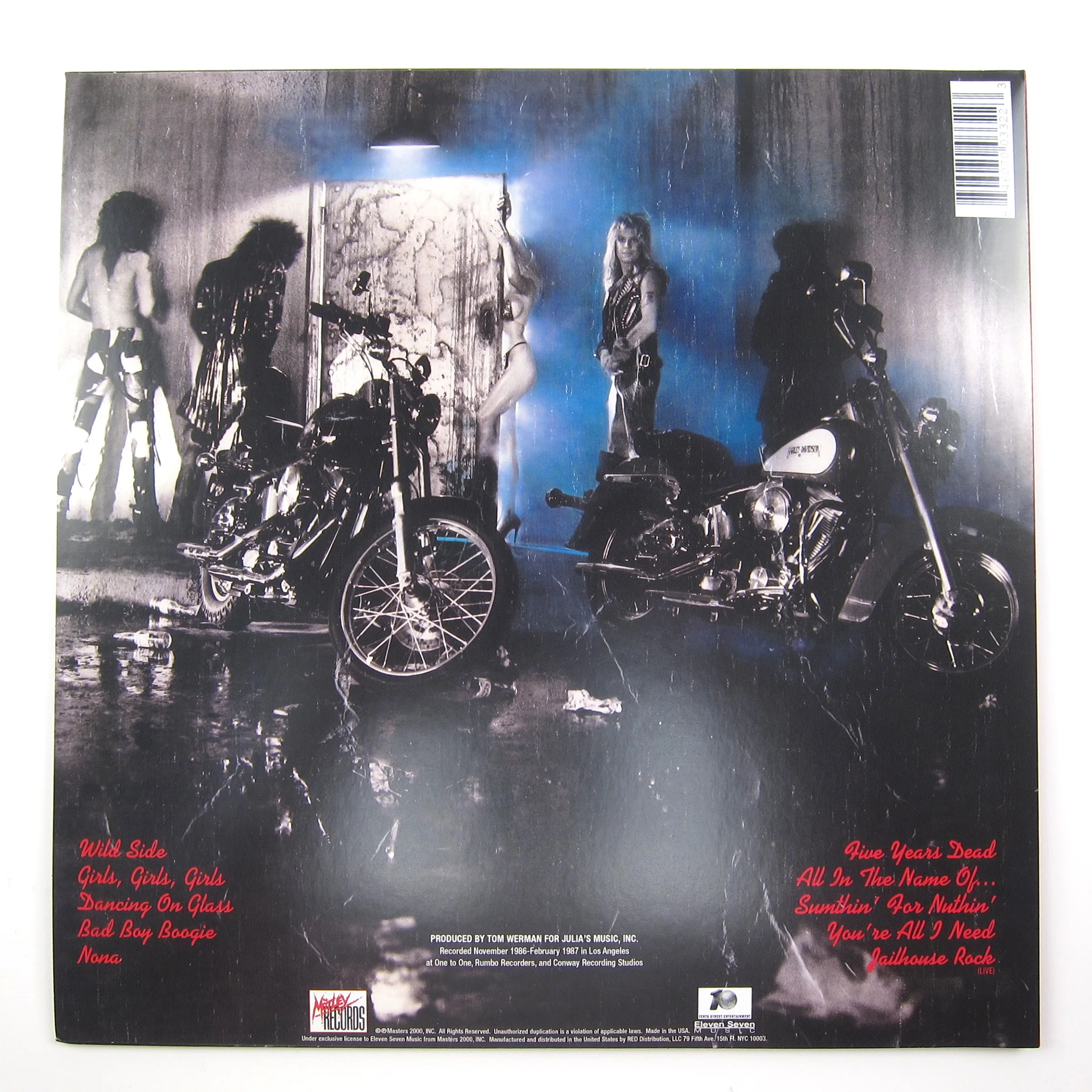 Motley Crue: Girls, Girls, Girls (Ultra Clear Marbled Colored Vinyl) Vinyl LP - Image 3