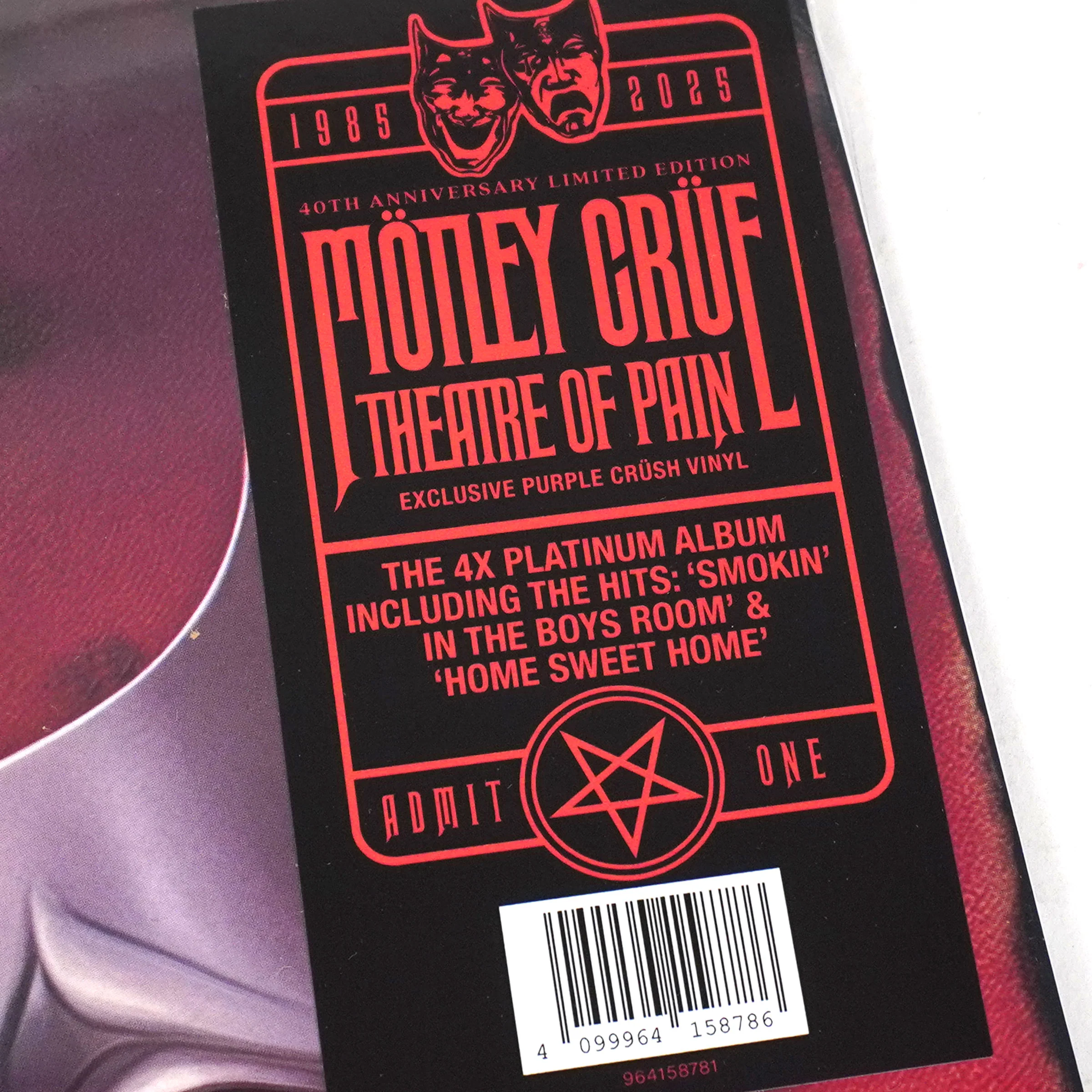 Motley Crue: Theatre Of Pain (Colored Vinyl) Vinyl LP - Image 4