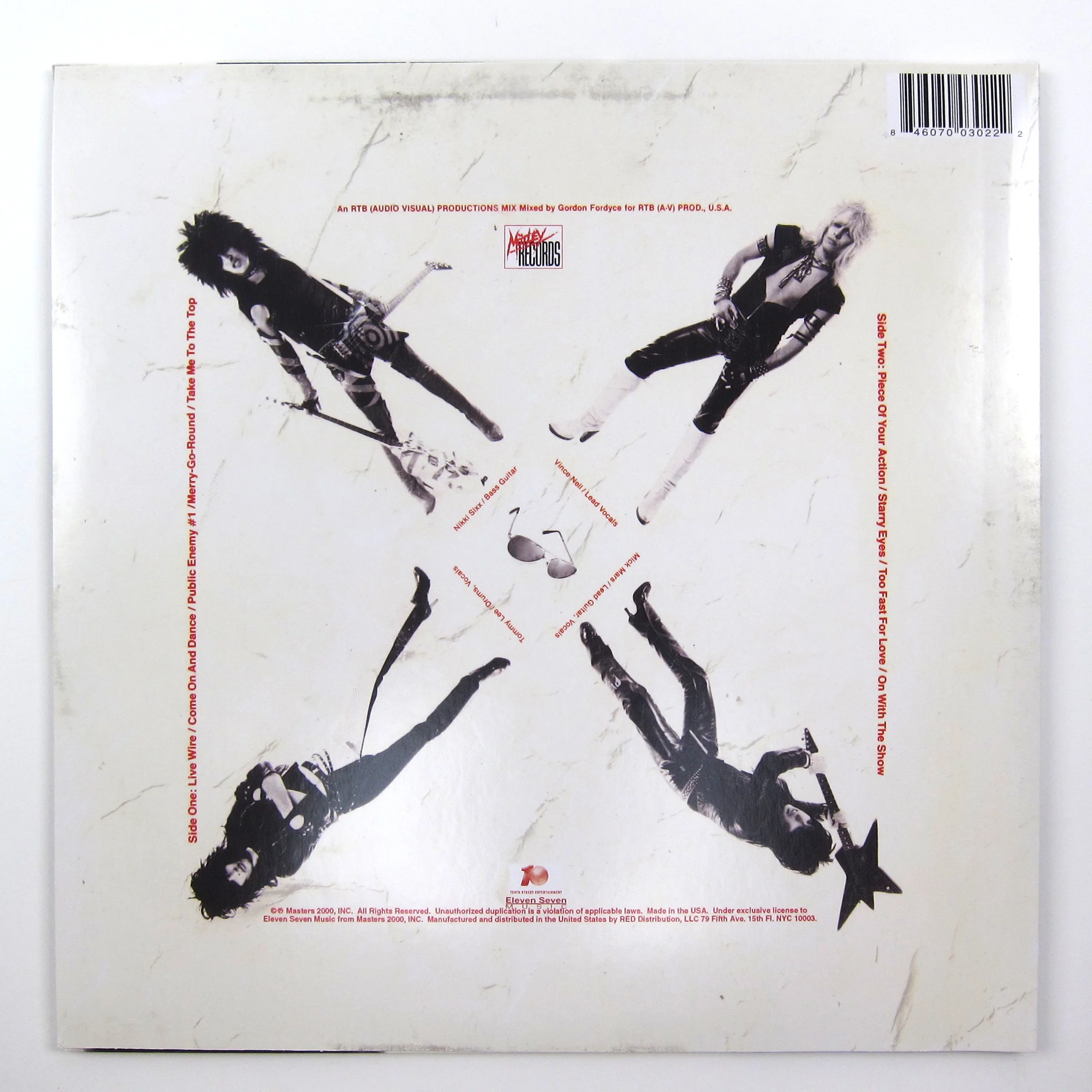 Motley Crue: Too Fast For Love (180g White Smoked Colored Vinyl) Vinyl LP - Image 3