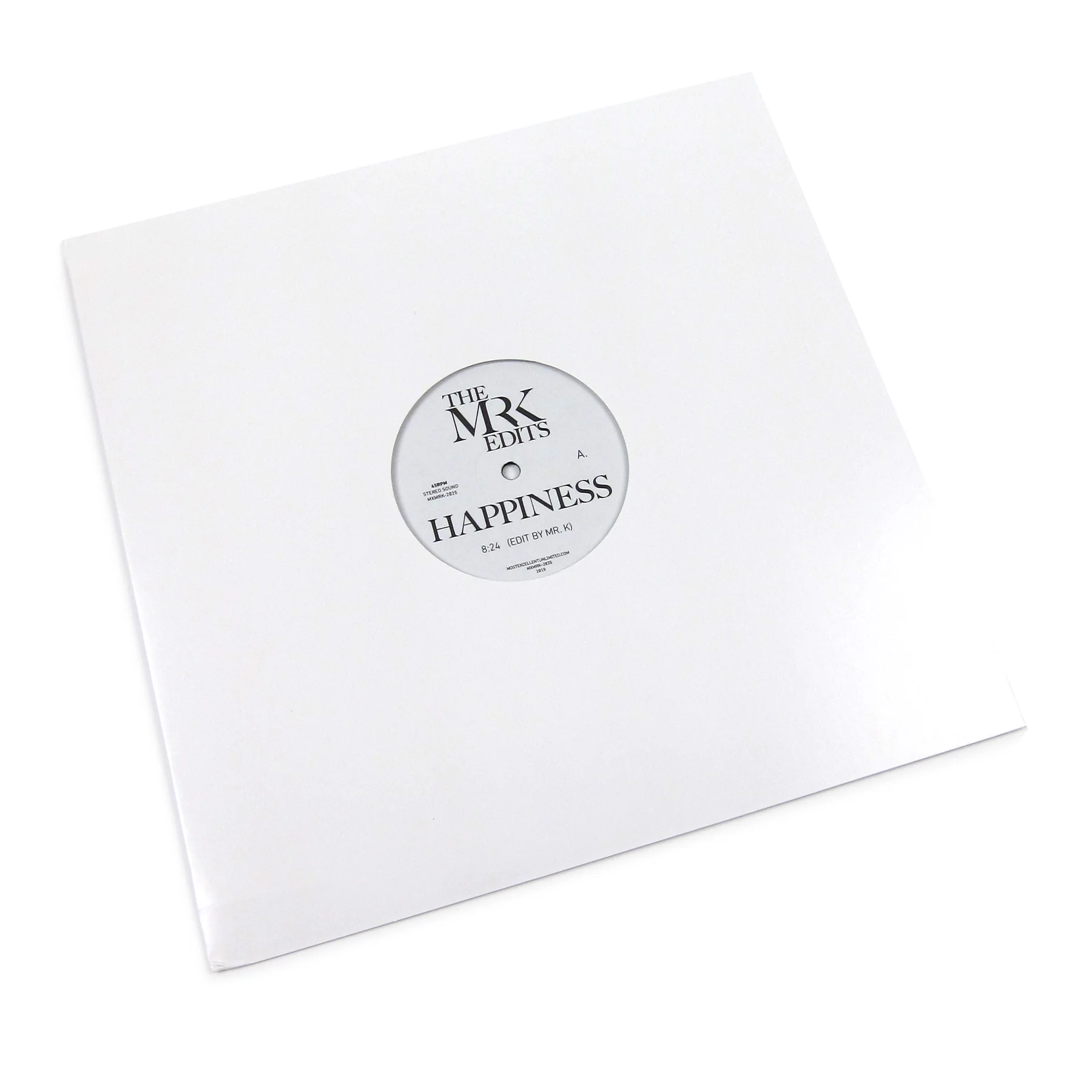Mr. K: Happiness / As (Danny Krivit) Vinyl 12"
