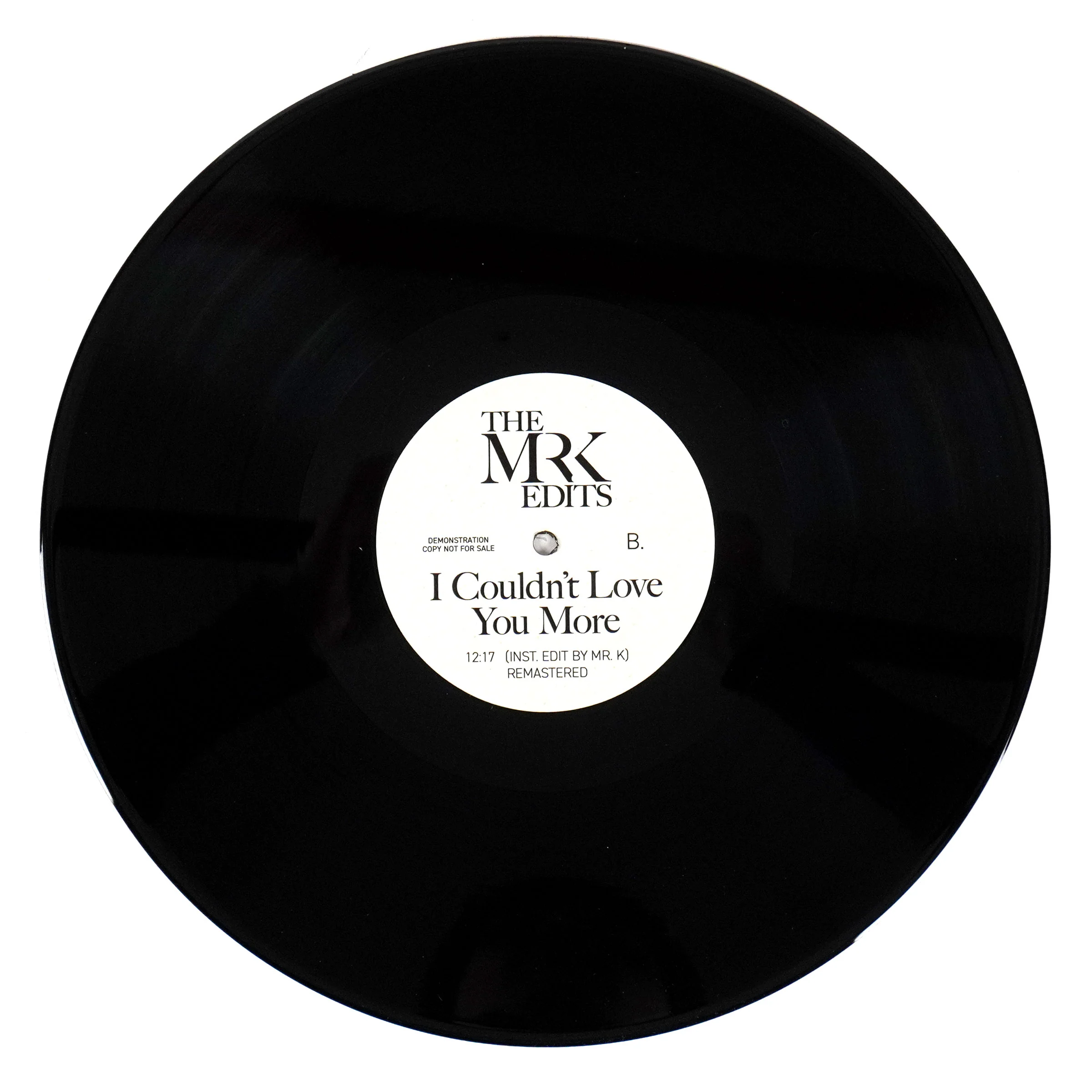 Mr. K: I Couldn't Love You More (Danny Krivit Edits) Vinyl 12" - Image 2