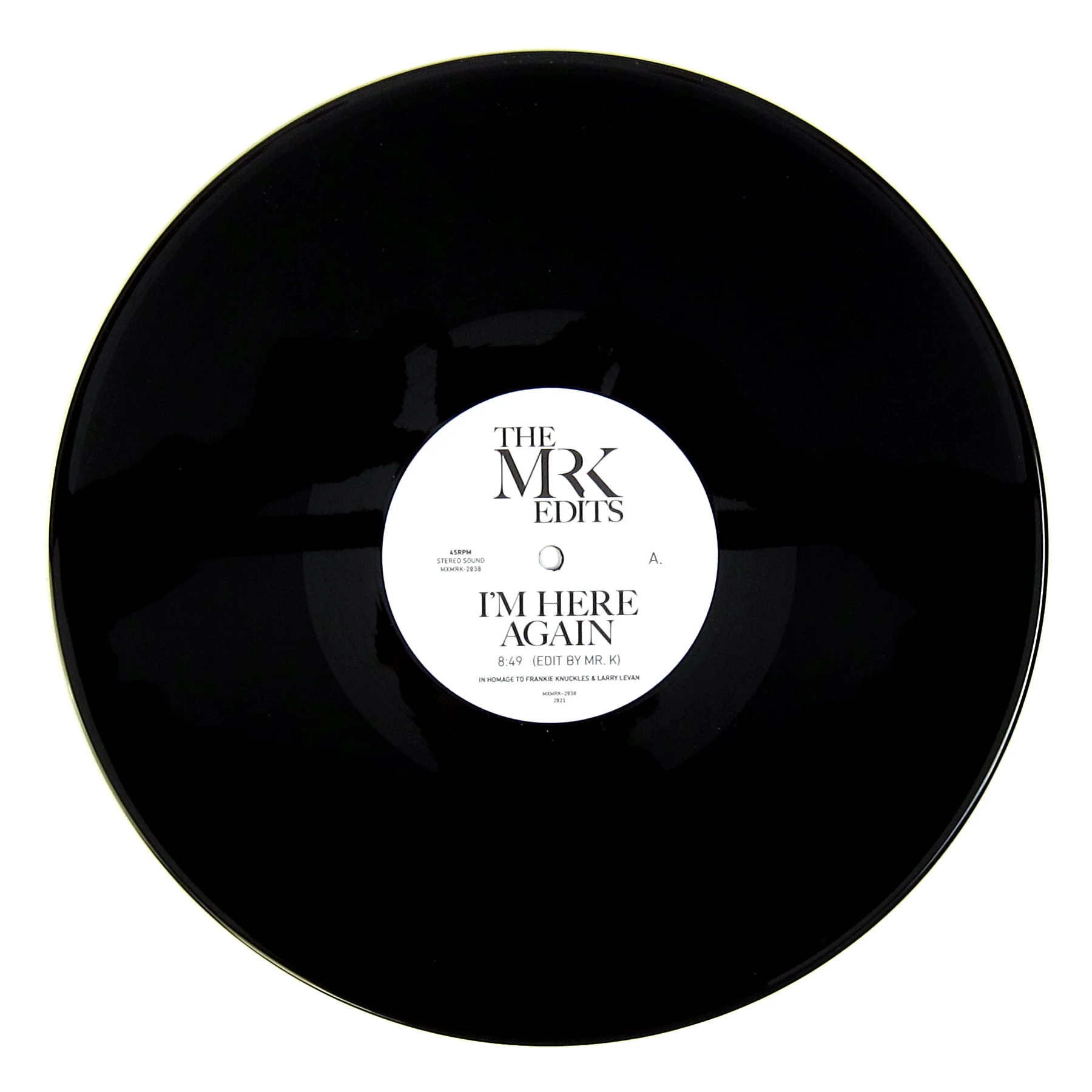 Mr. K: I'm Here Again / Girl You Need A Change Of Mind (Danny Krivit Edits) Vinyl 12"