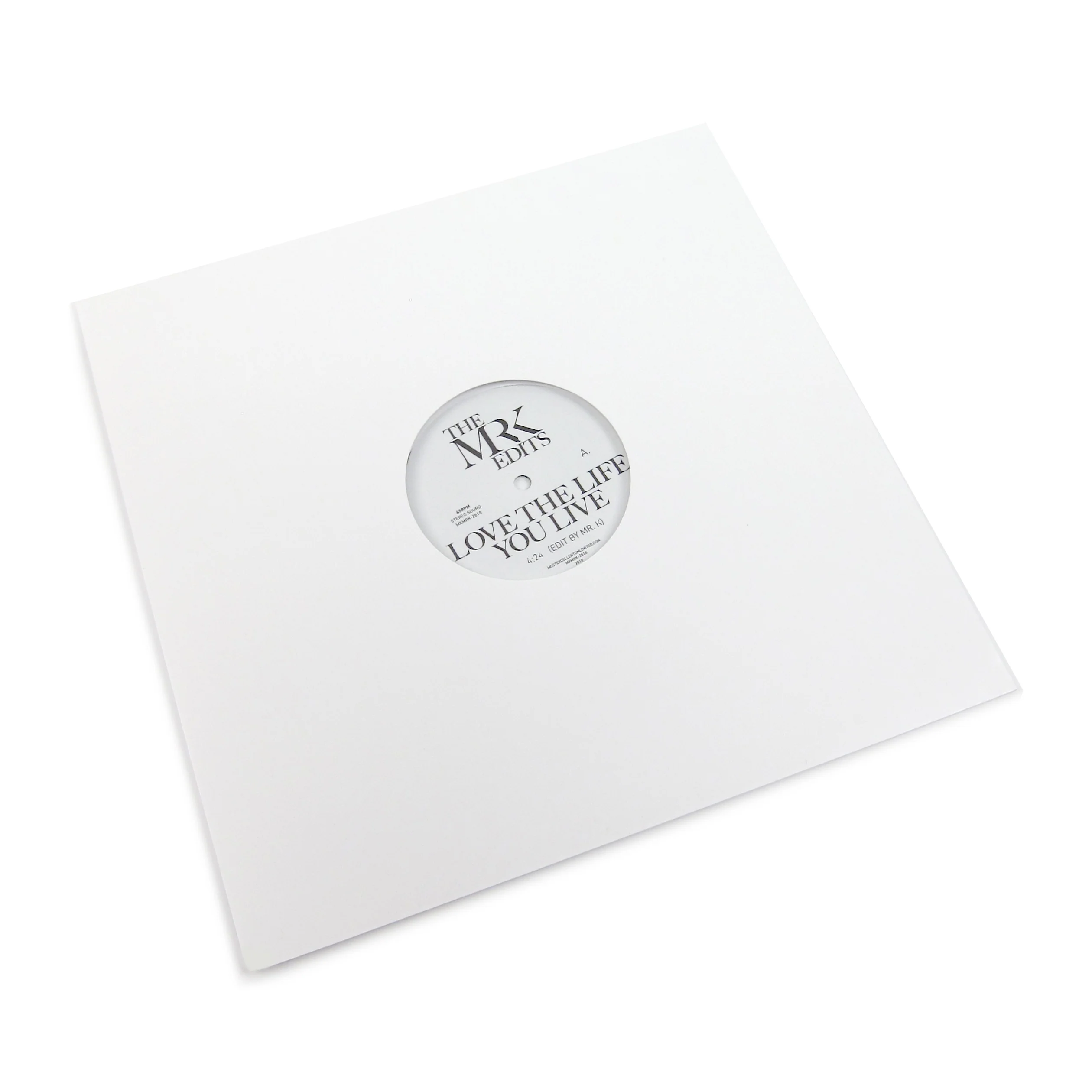 Mr. K: Love The Life You Live (Kool & The Gang, Danny Krivit) Vinyl 12"