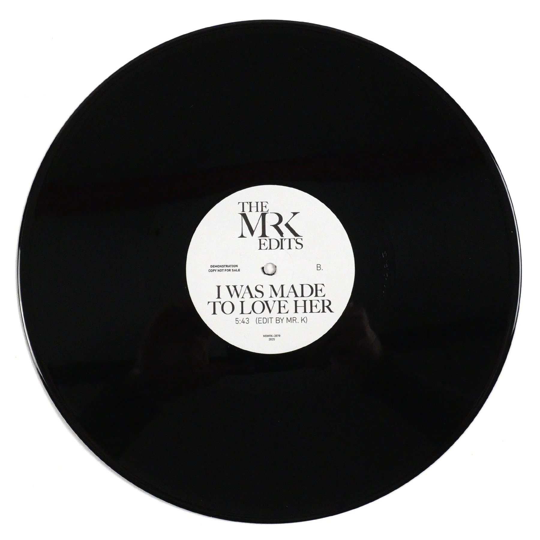 Mr. K: Master Blaster / I Was Made To Love Her (Danny Krivit Edits) Vinyl 12" - Image 2