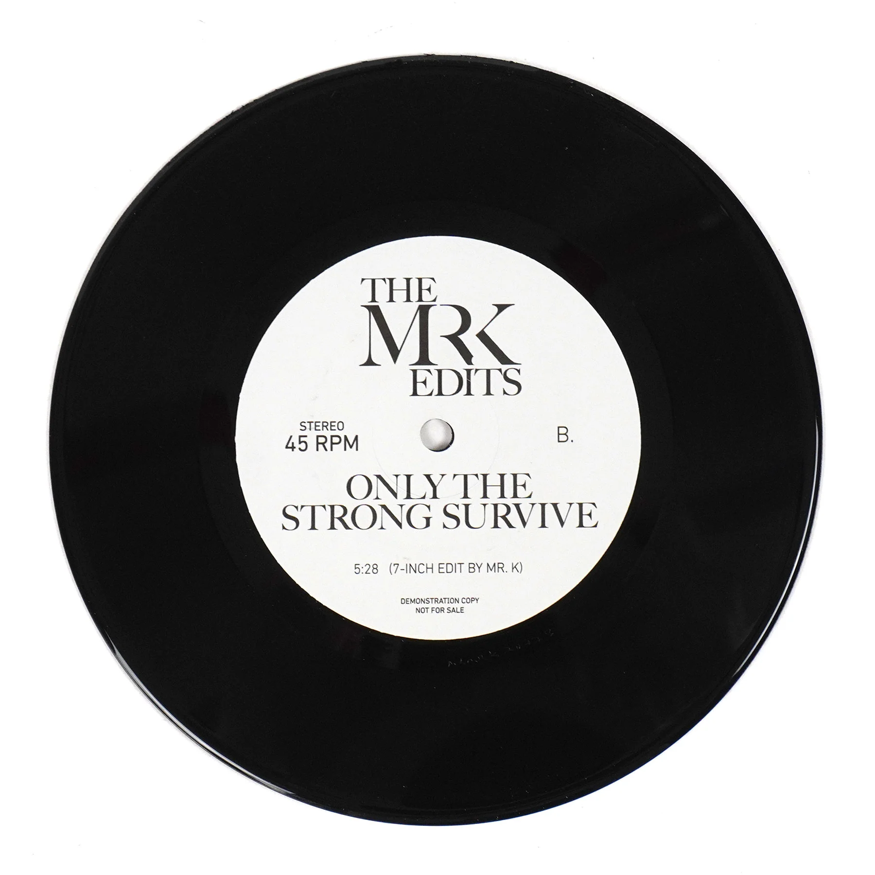Mr. K: Want You / Only The Strong Survive (Danny Krivit Edits) Vinyl 7" - Image 2