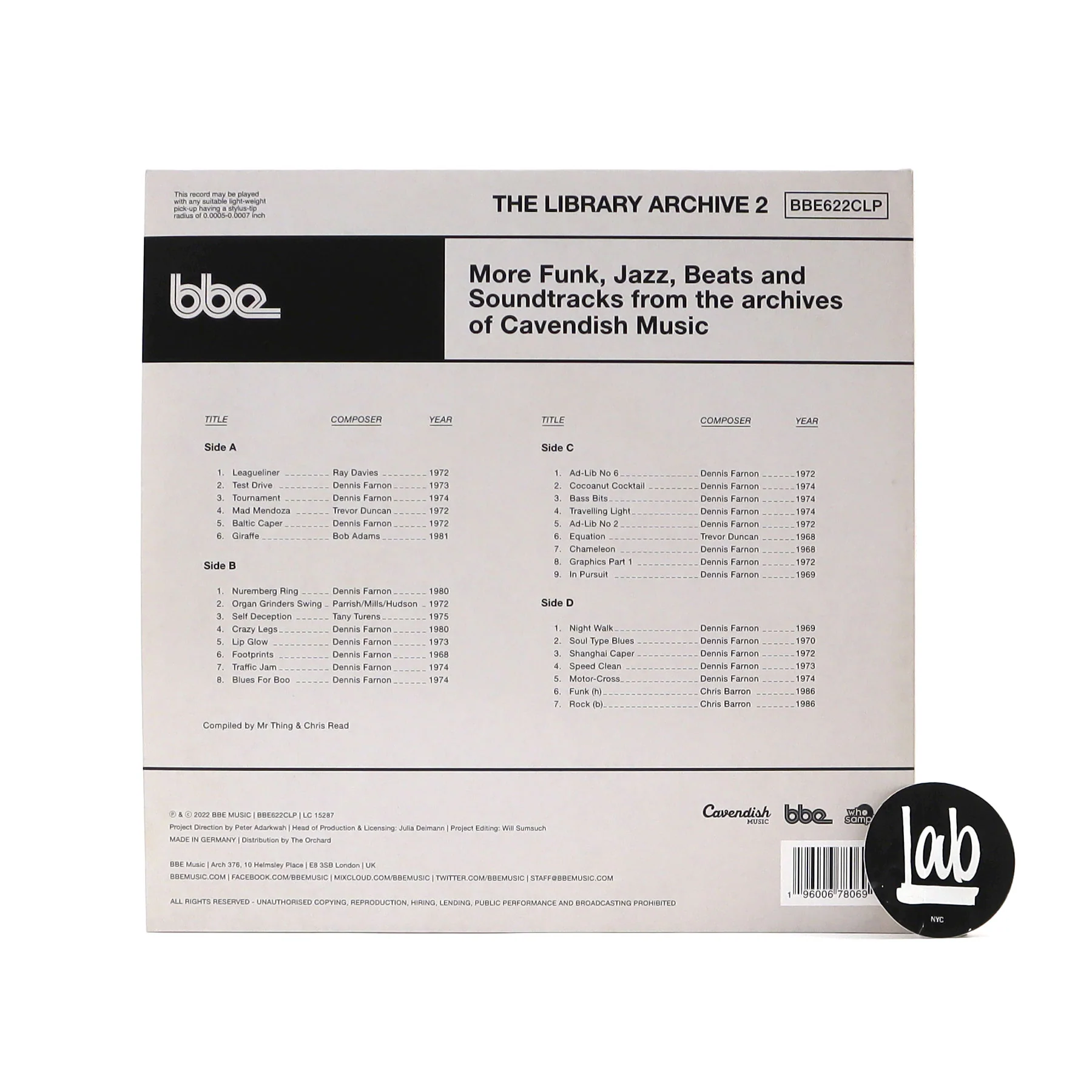 Mr Thing & Chris Read: The Library Archive 2 - More From The Archives Of Cavendish Vinyl 2LP - Image 3