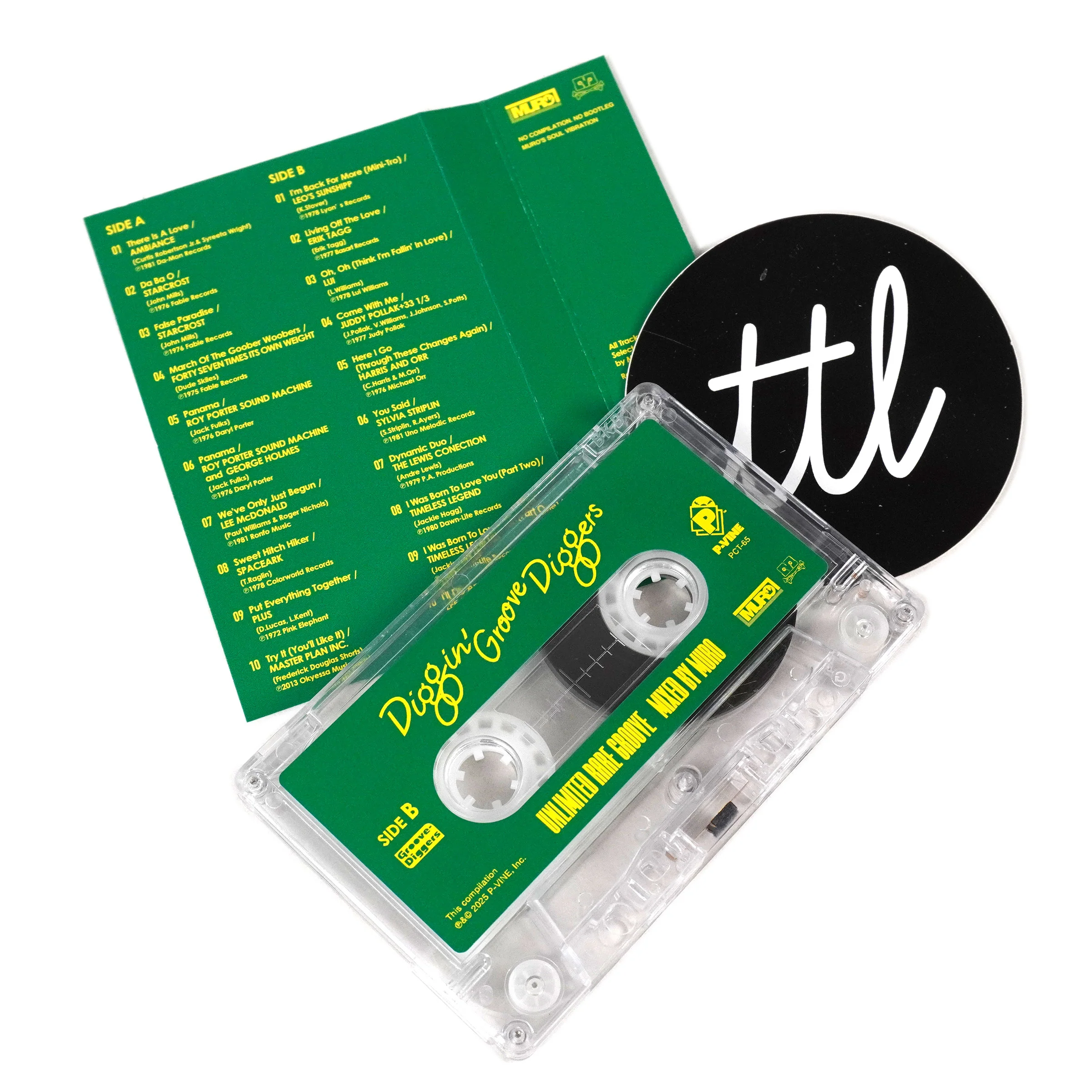 DJ Muro: Diggin' Groove Diggers Cassette - Image 2