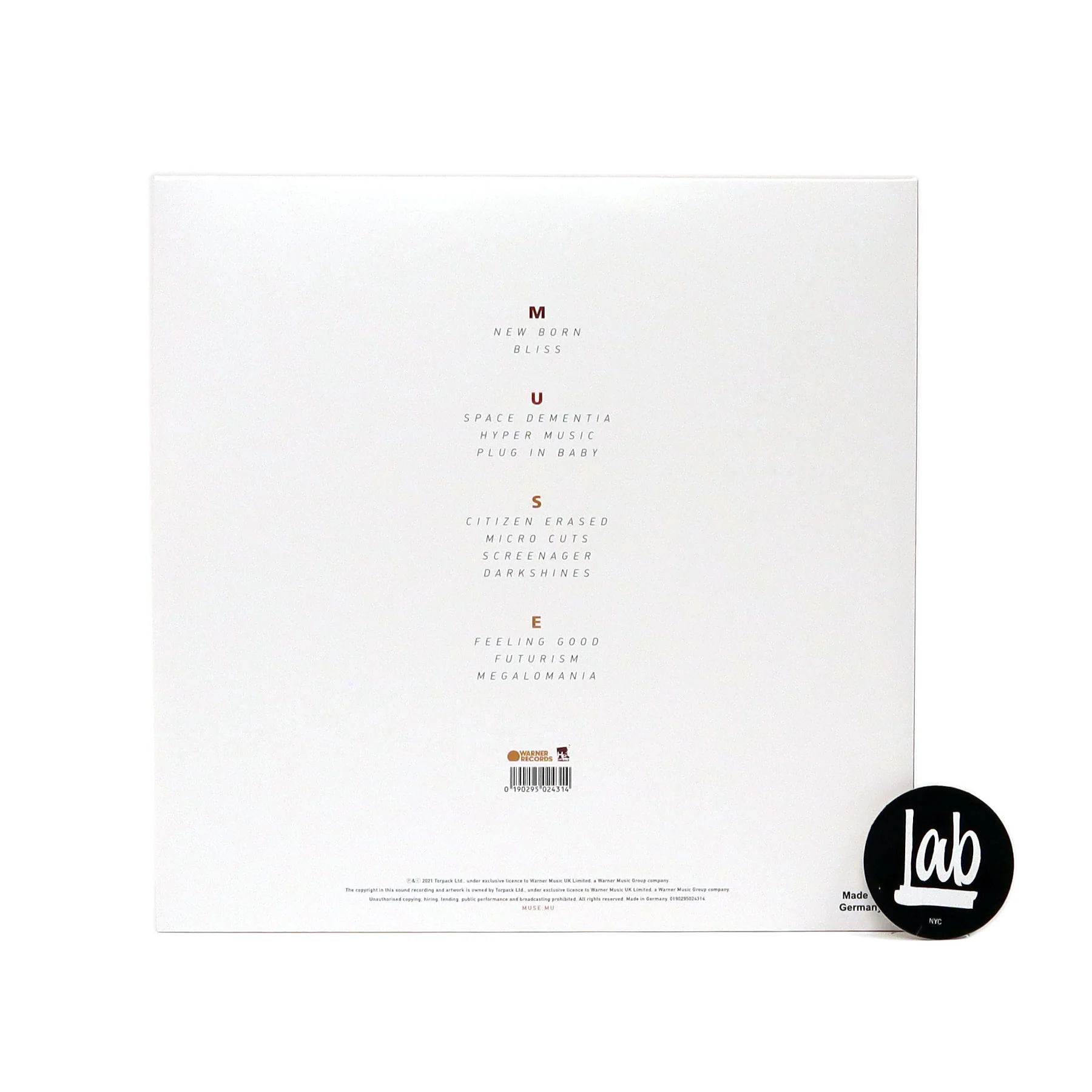 Muse: Origin Of Symmetry XX Anniversary RemiXX Vinyl 2LP - Image 3