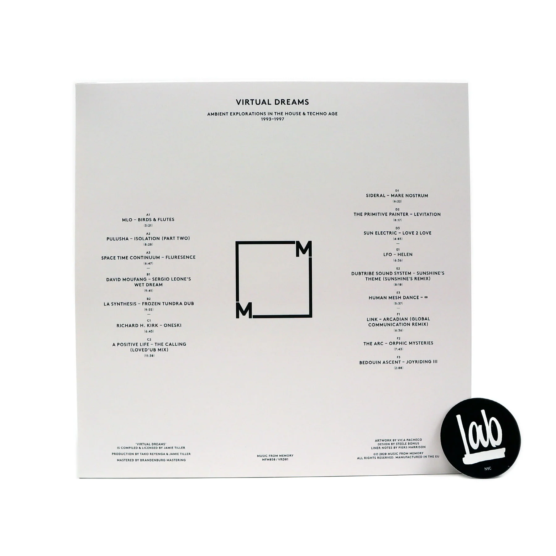 Music From Memory: Virtual Dreams - Ambient Explorations In The House & Techno Age 1993-97 Vinyl 3LP - Image 3