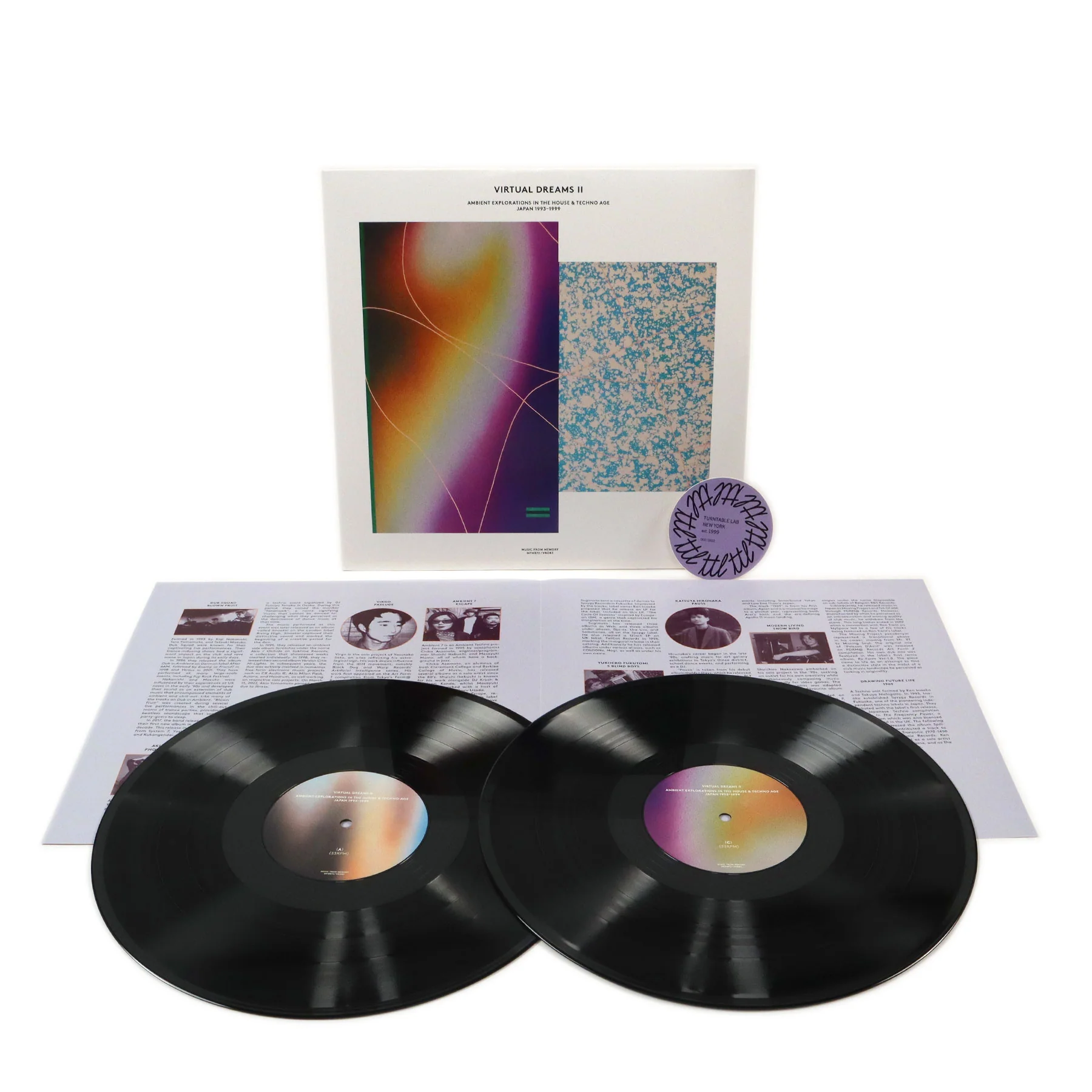 Music From Memory: Virtual Dreams II - Ambient Explorations In The House & Techno Age, Japan 1993-99 Vinyl 2LP - Image 2