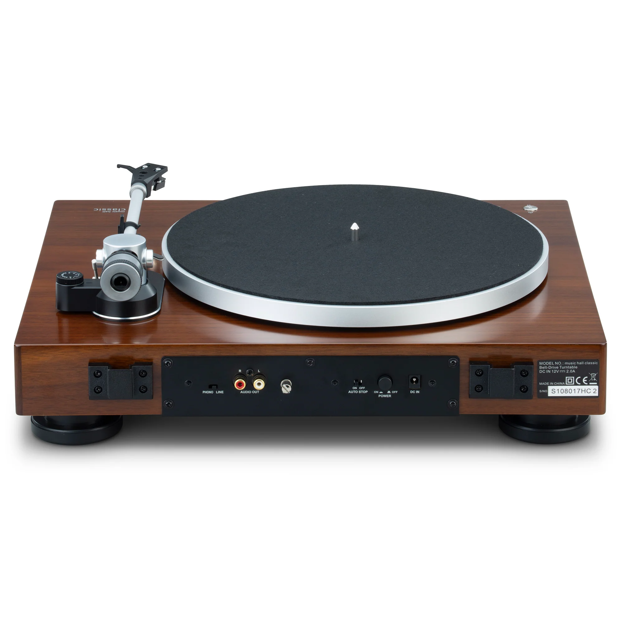 Music Hall: Classic Turntable - Dark Walnut - Image 4