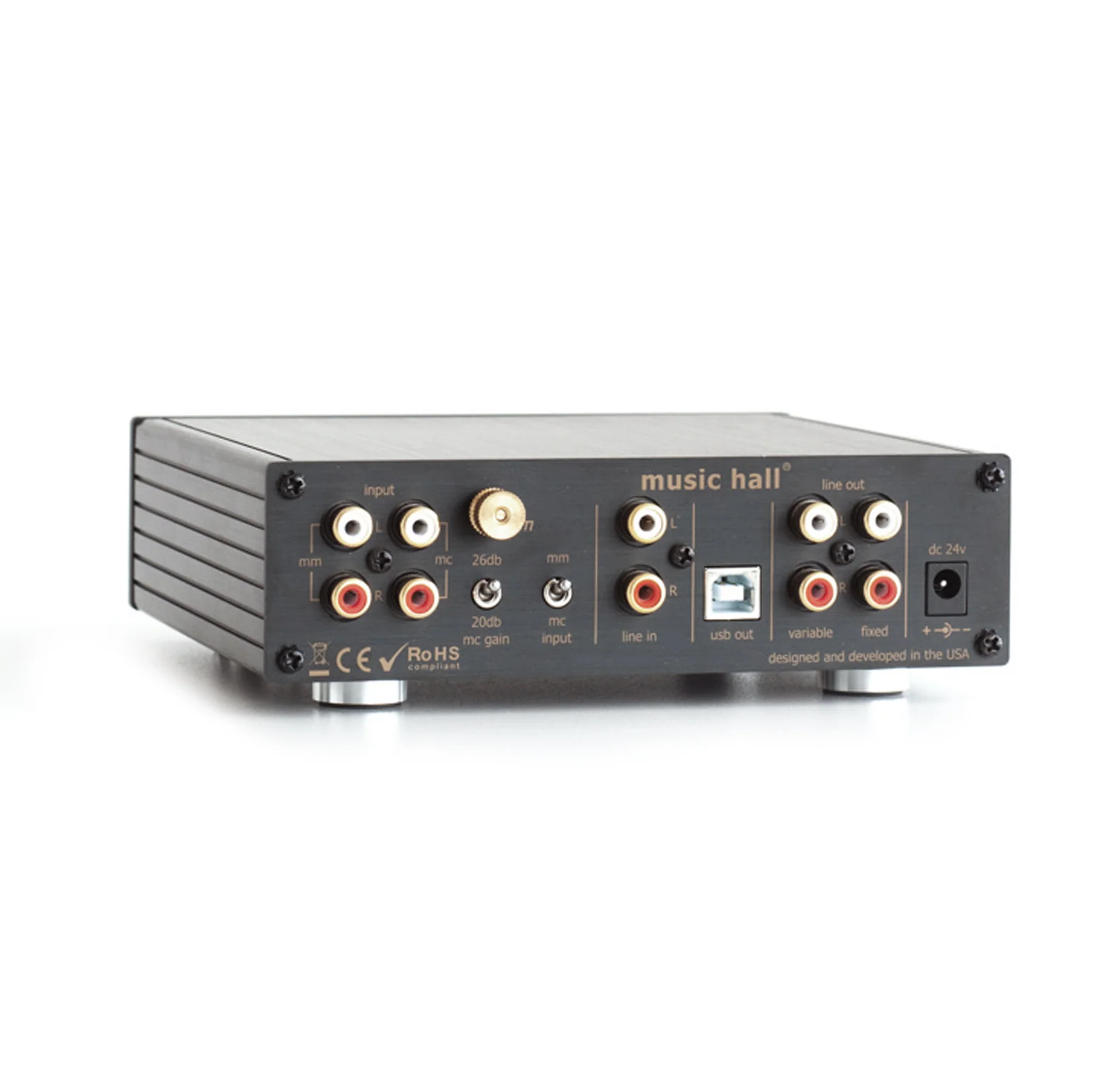 Music Hall: PA2.2 Phono Preamp / Headphone Amp / DAC - Image 3