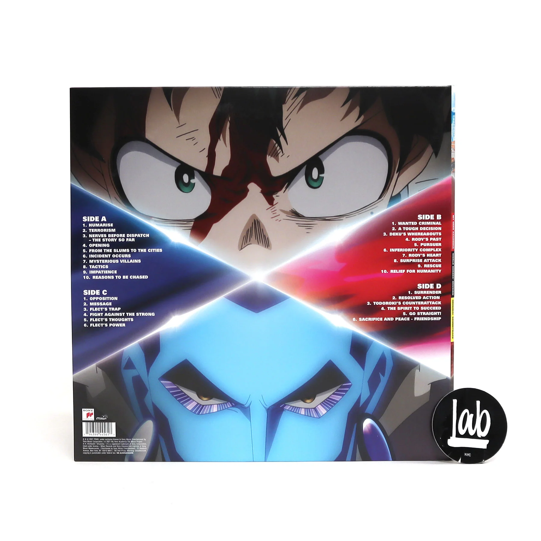 Yuki Hayashi : My Hero Academia - World Heroes Mission Soundtrack (Colored Vinyl) Vinyl 2LP - Image 3