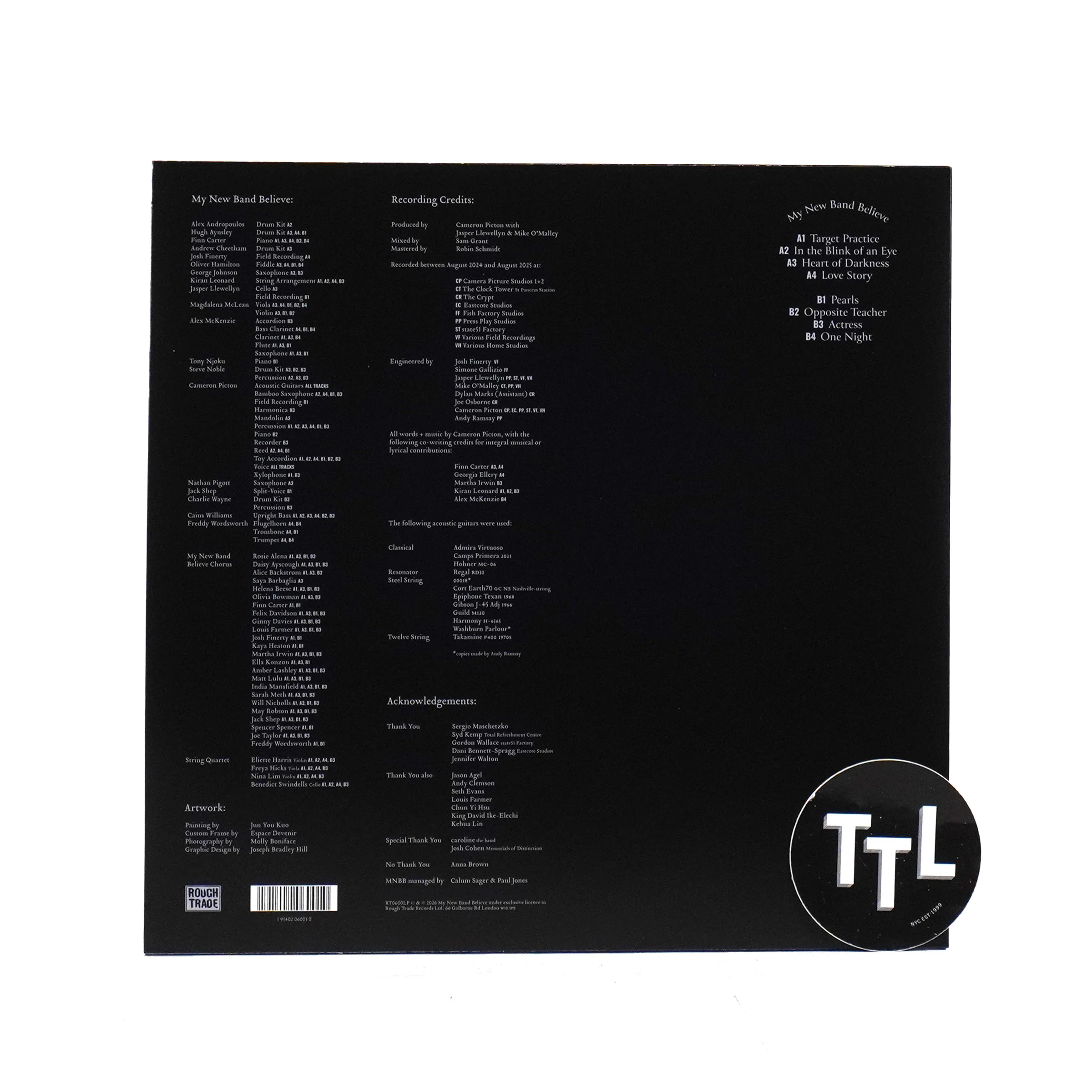 My New Band Believe: My New Band Believe (Black Midi) (Indie Exclusive Colored Vinyl) Vinyl LP+10" - Image 3