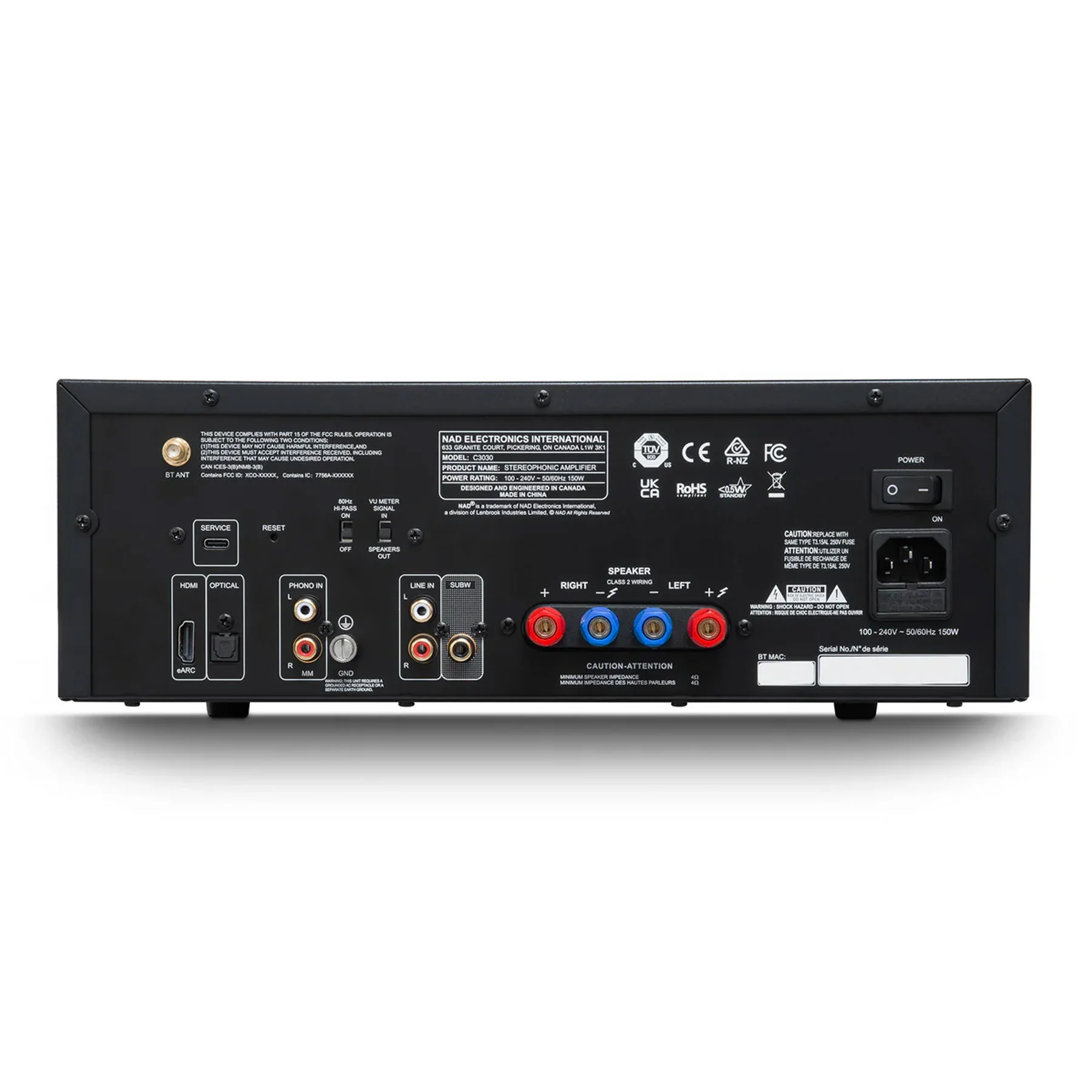 NAD: C 3030 Stereophonic Integrated Amplifier - Image 3