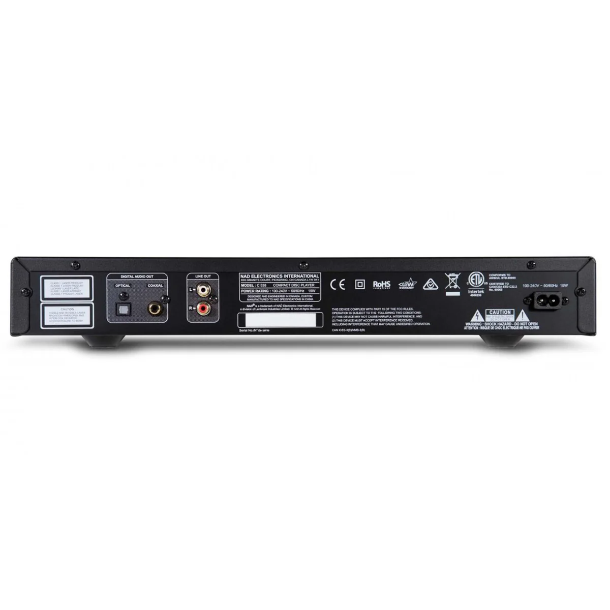 NAD: C538 CD Player (C 538BEE) - Image 2