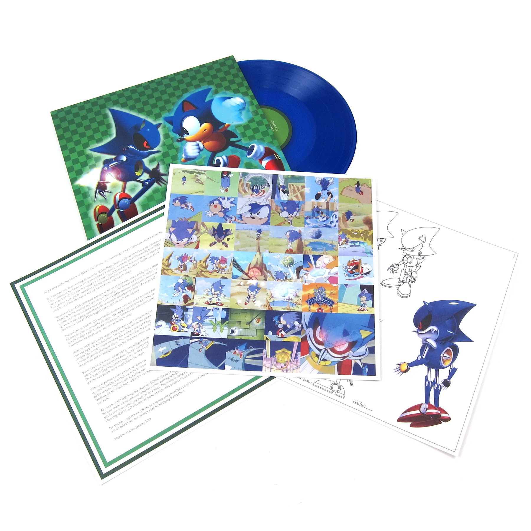 Naofumi Hataya and Masfumi Ogata: Sonic the Hedgehog CD (180g, Colored Vinyl) Vinyl 3LP - Image 3
