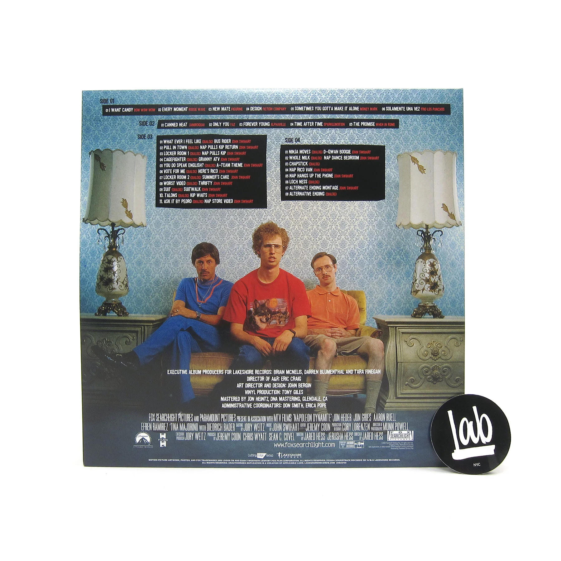 Napoleon Dynamite: Soundtrack (Clear Colored Vinyl) Vinyl 2LP - Image 3