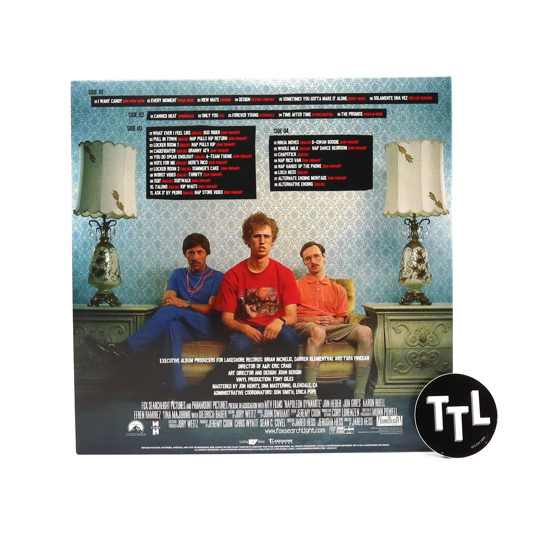 Napoleon Dynamite: Soundtrack (Red Colored Vinyl) Vinyl 2LP - Image 3