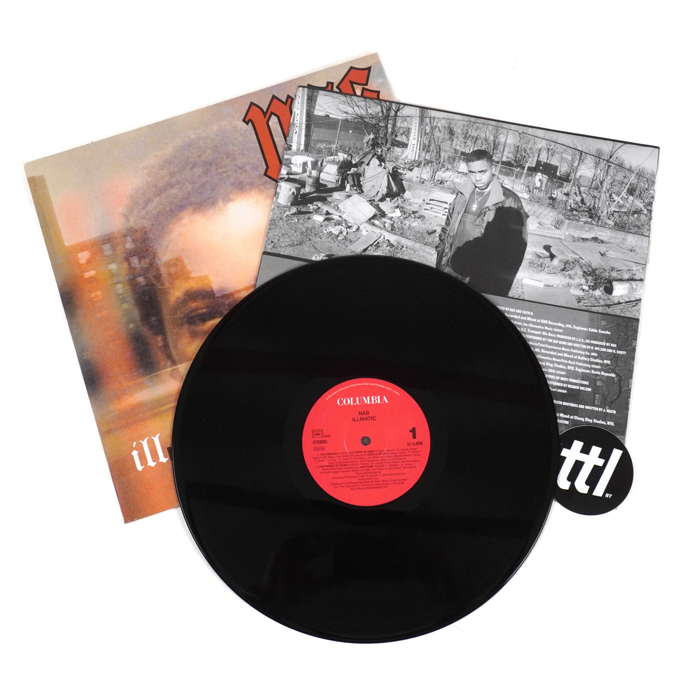 Nas: Illmatic (Import) Vinyl LP - Image 2