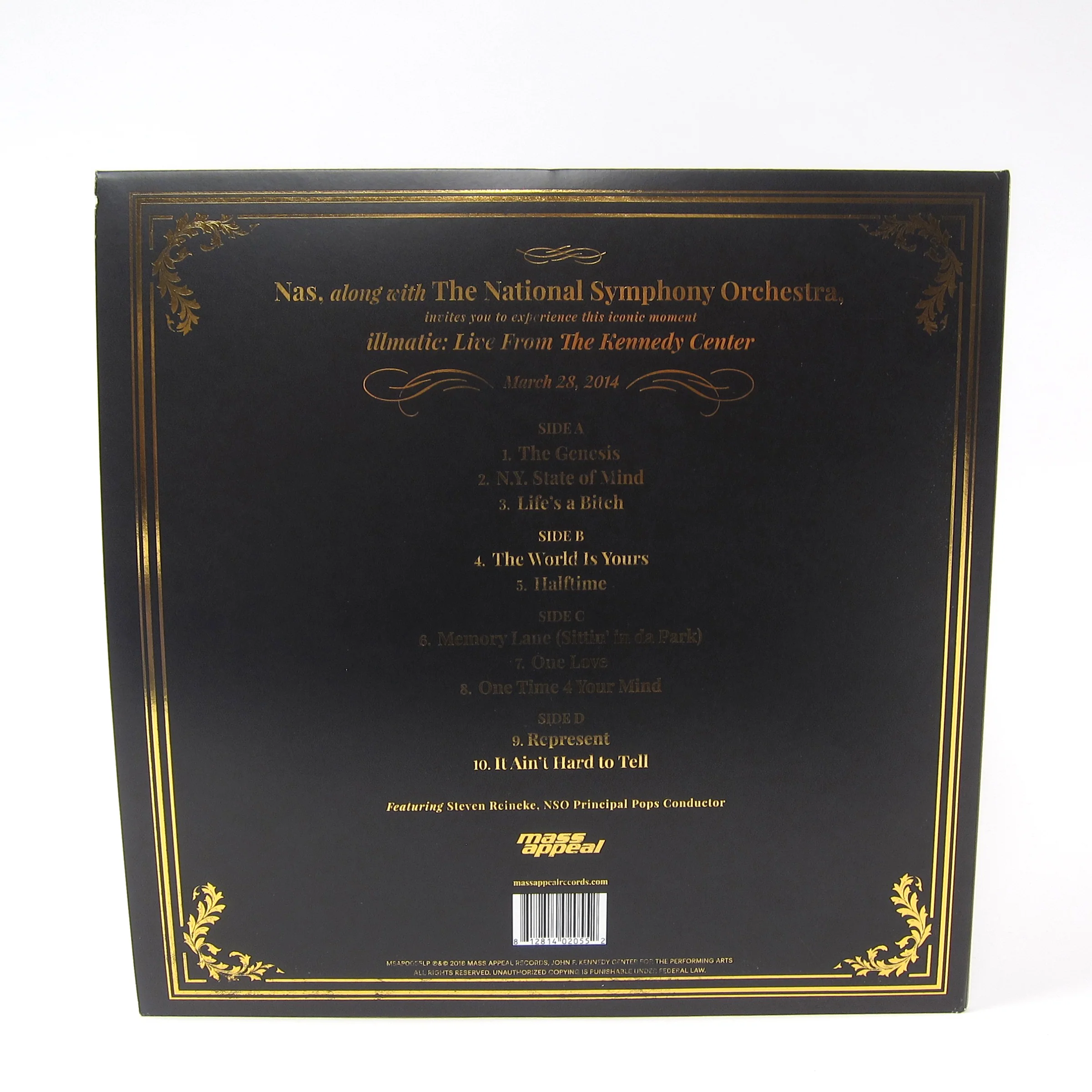 Nas: Illmatic - Live From The Kennedy Center (180g) Vinyl 2LP - Image 4