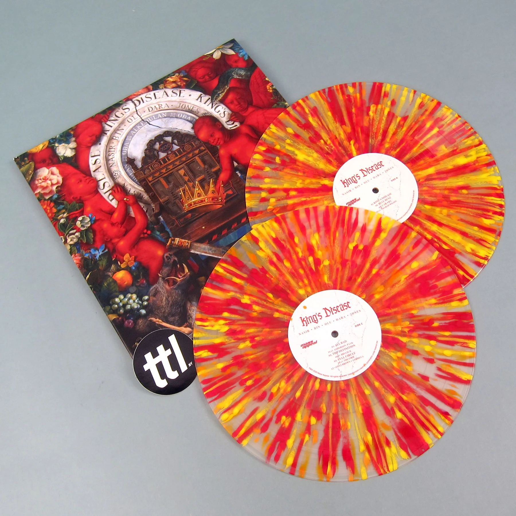 Nas: King's Disease (Colored Vinyl) Vinyl 2LP - Turntable Lab Exclusive - LIMIT 1 PER CUSTOMER - Image 3