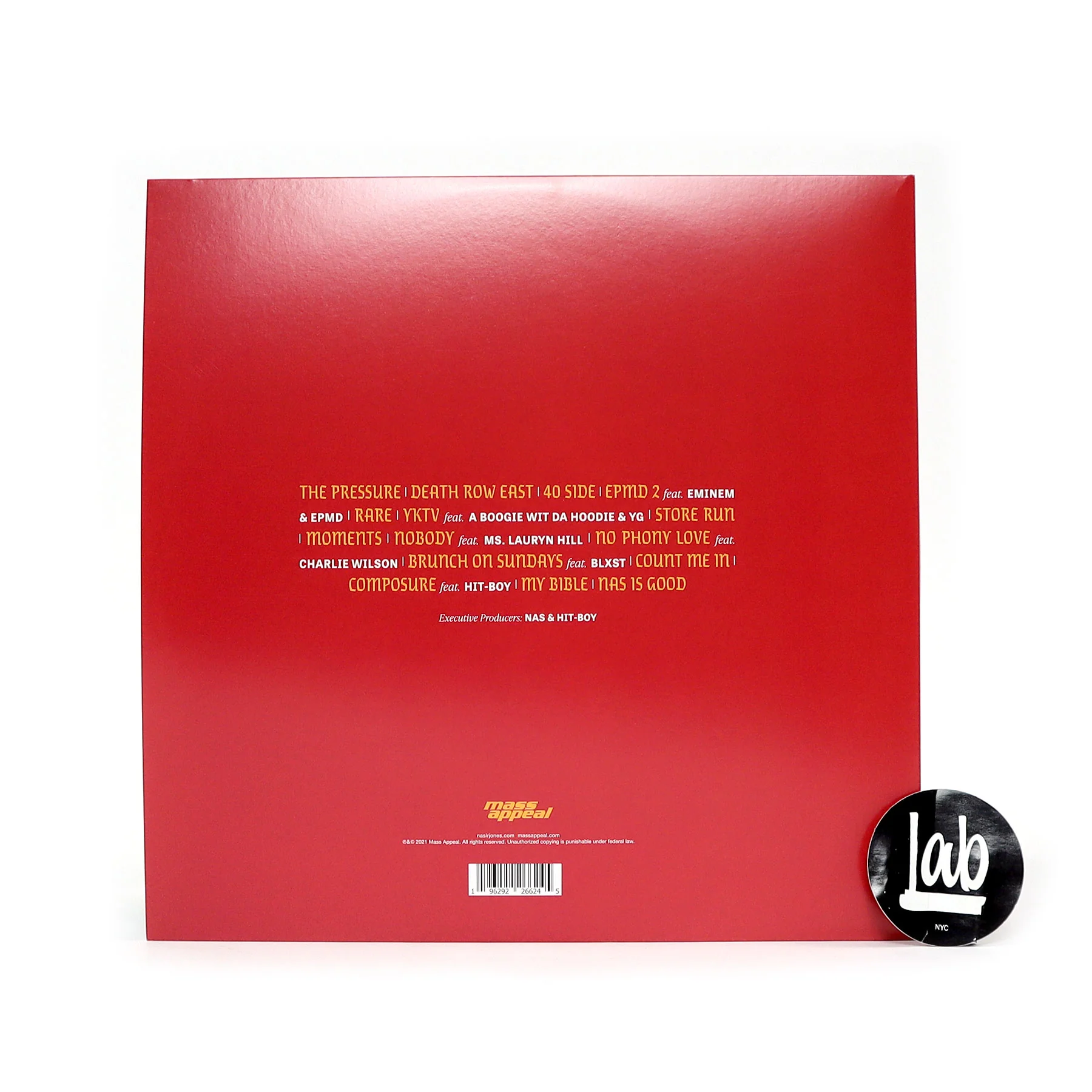 Nas: King's Disease II (Gold Colored Vinyl) Vinyl 2LP - Image 3