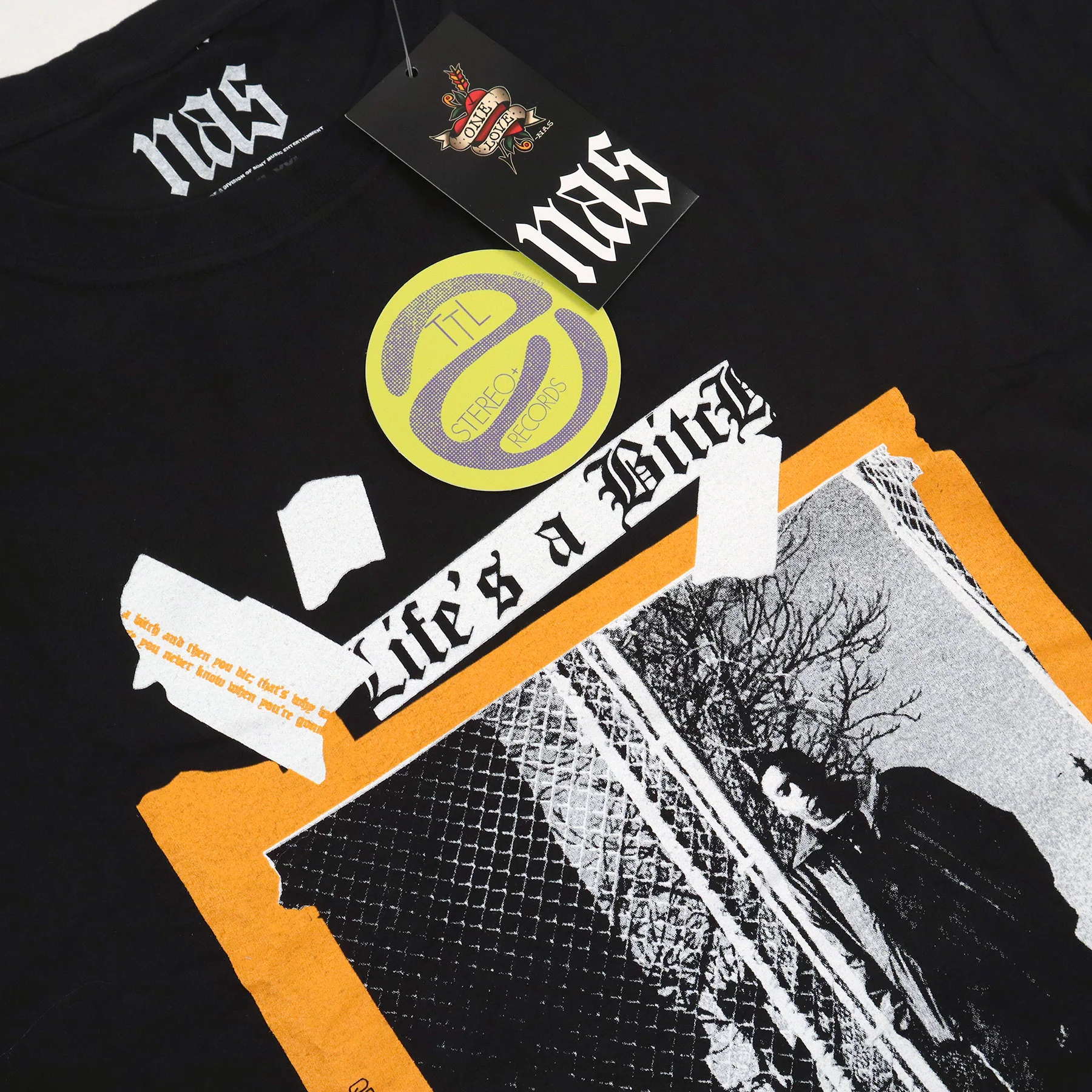Nas: Life's A Bitch Shirt - Image 3