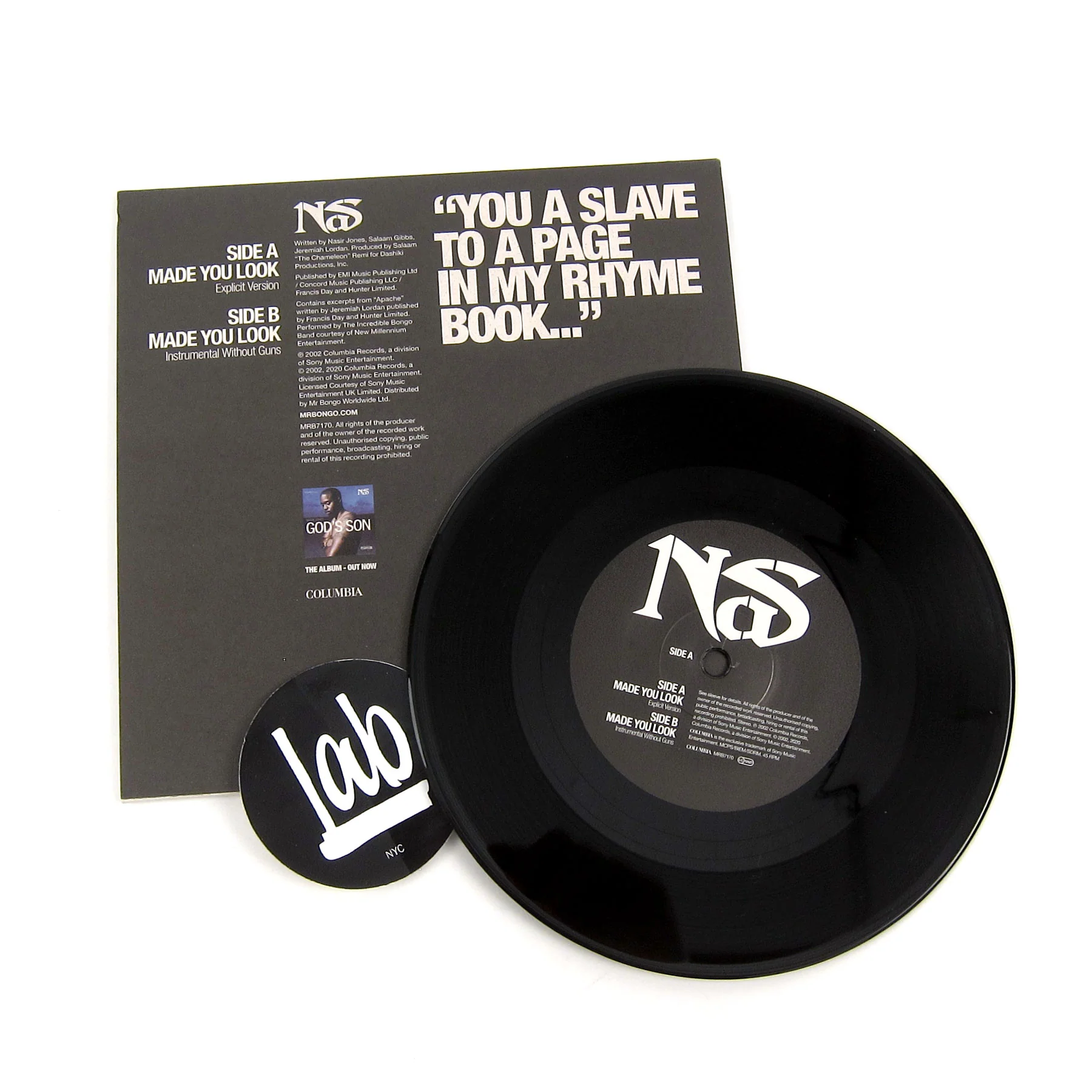 Nas: Made You Look Vinyl 7" - Image 2