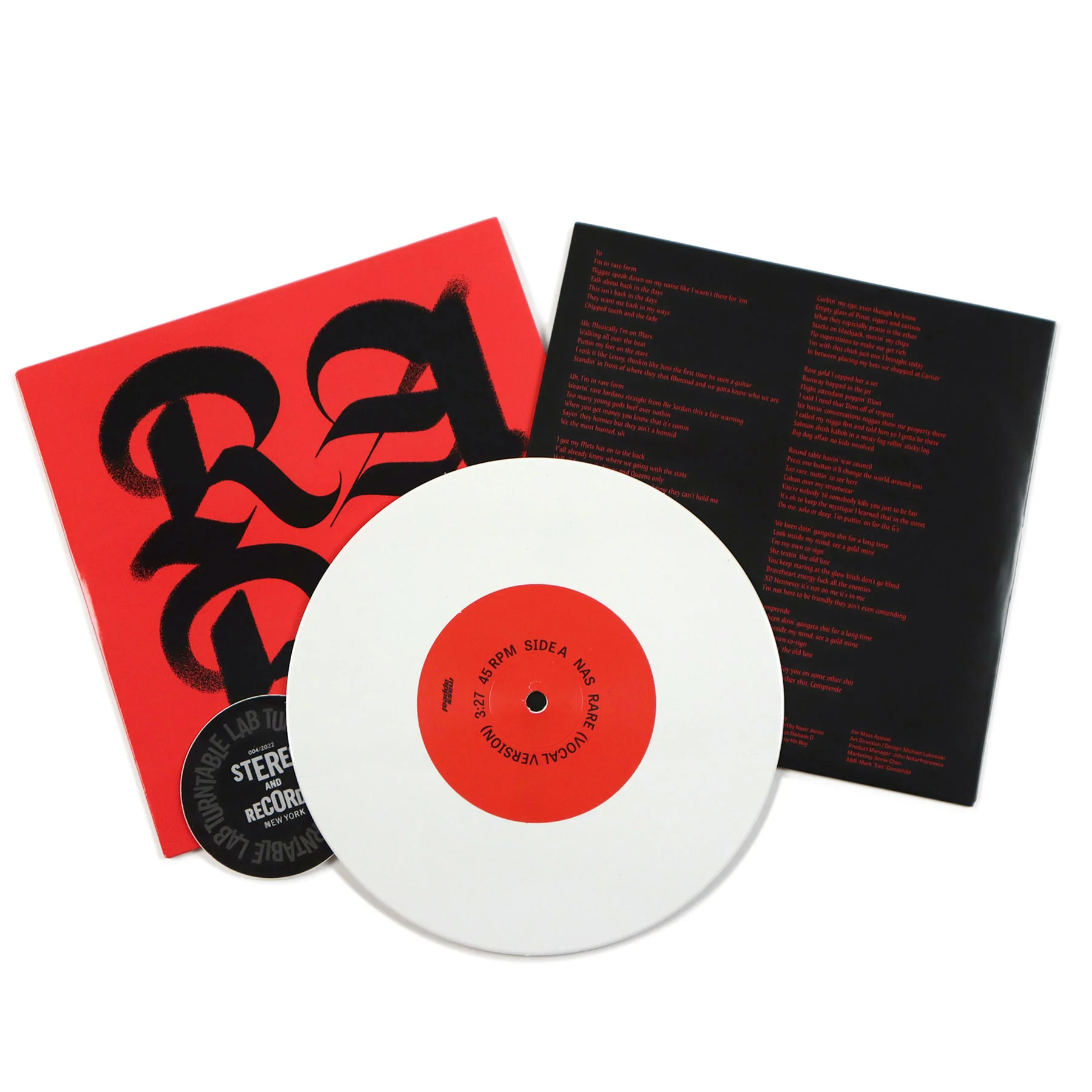 Nas: Rare (Colored Vinyl) Vinyl 7" - Image 2