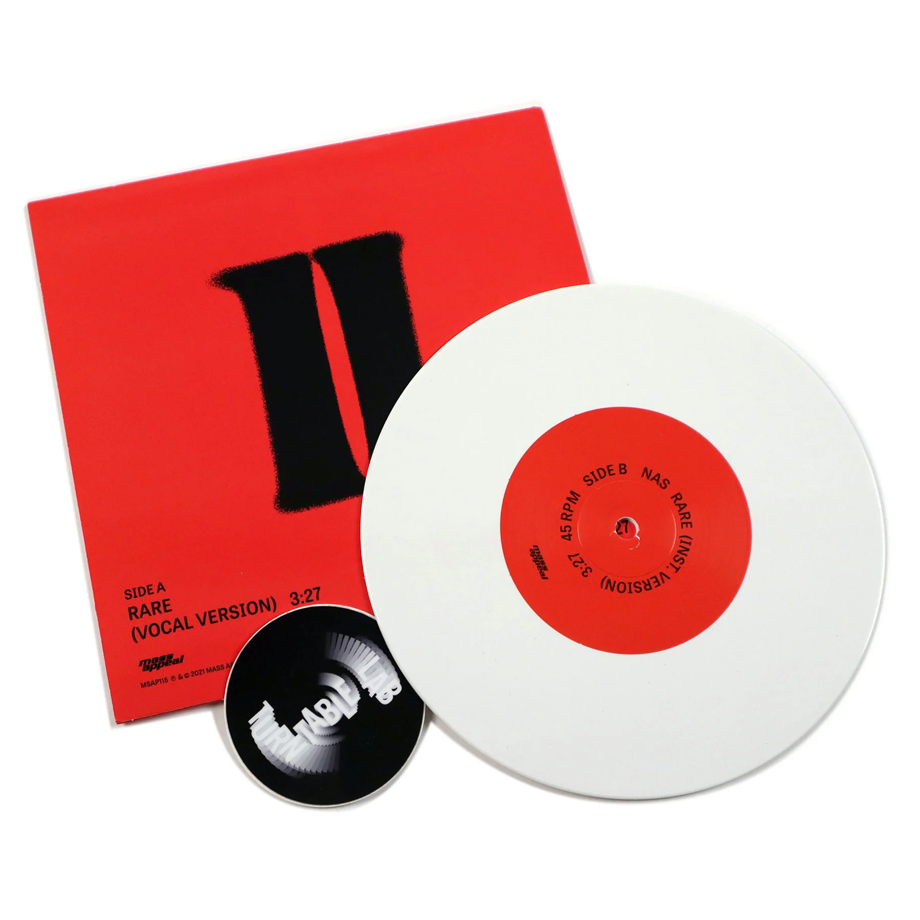 Nas: Rare (Colored Vinyl) Vinyl 7" - Image 3