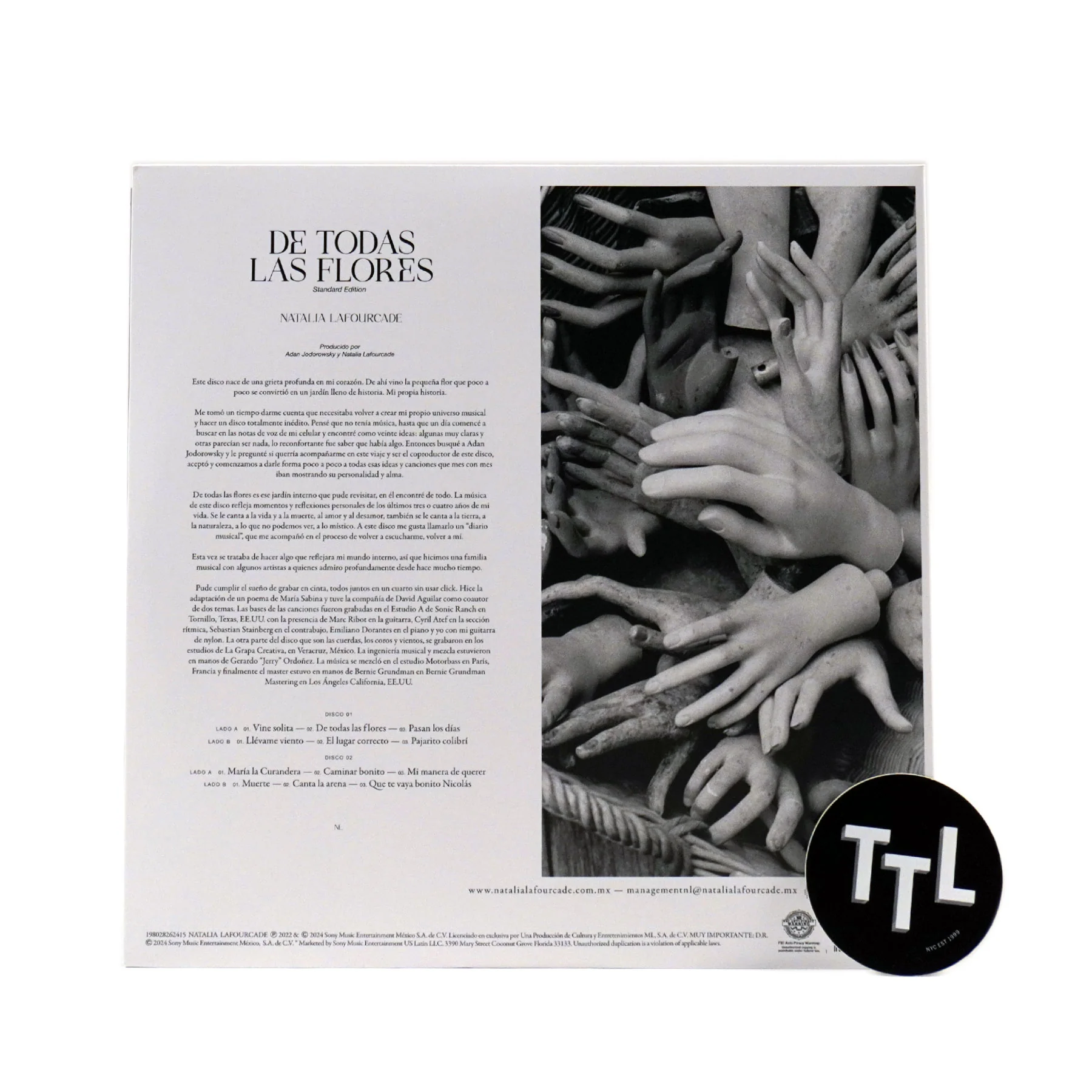 Natalia Lafourcade: De Todas Las Flores Vinyl 2LP - Image 3
