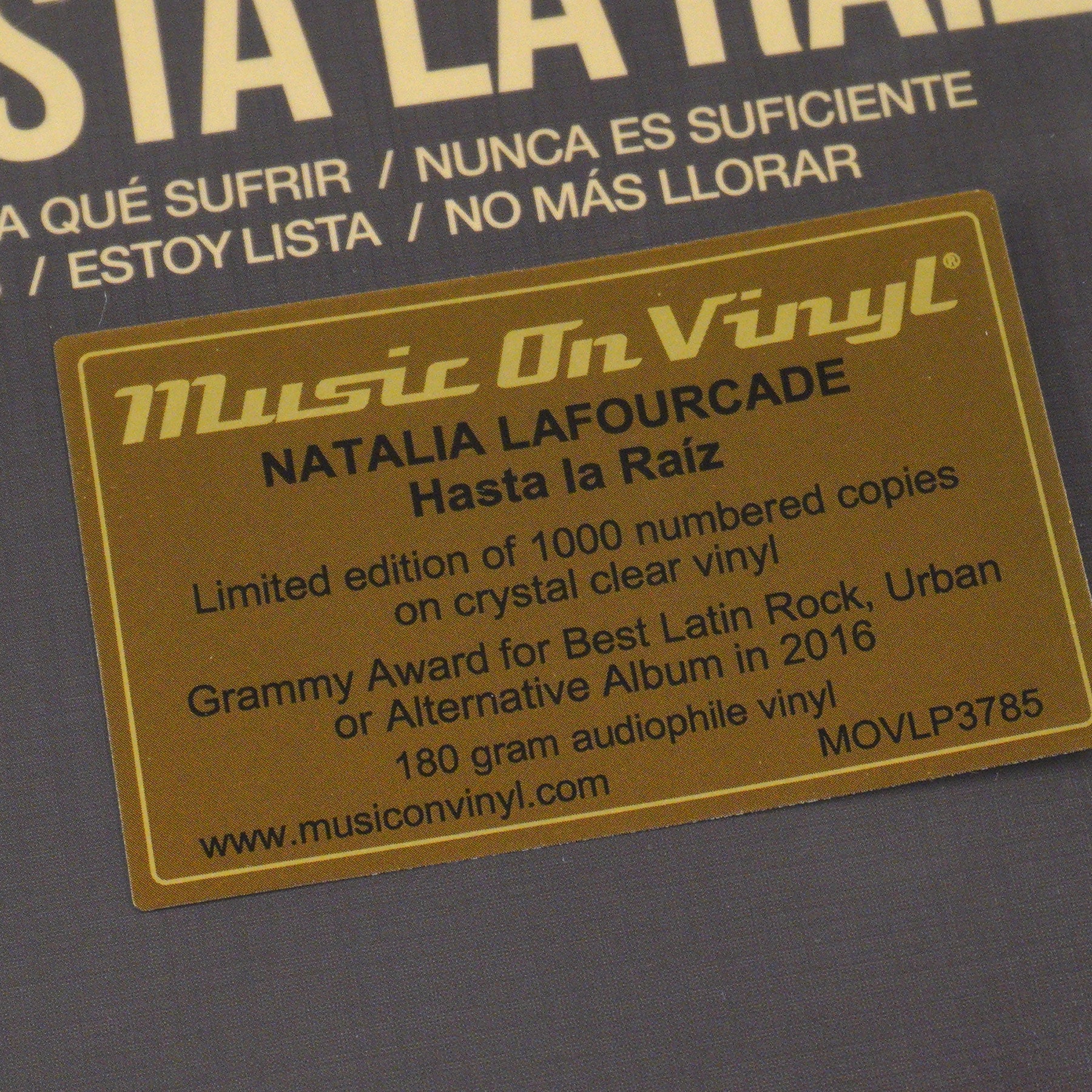 Natalia Lafourcade: Hasta La Raiz (Clear Colored Vinyl) Vinyl LP - Image 4