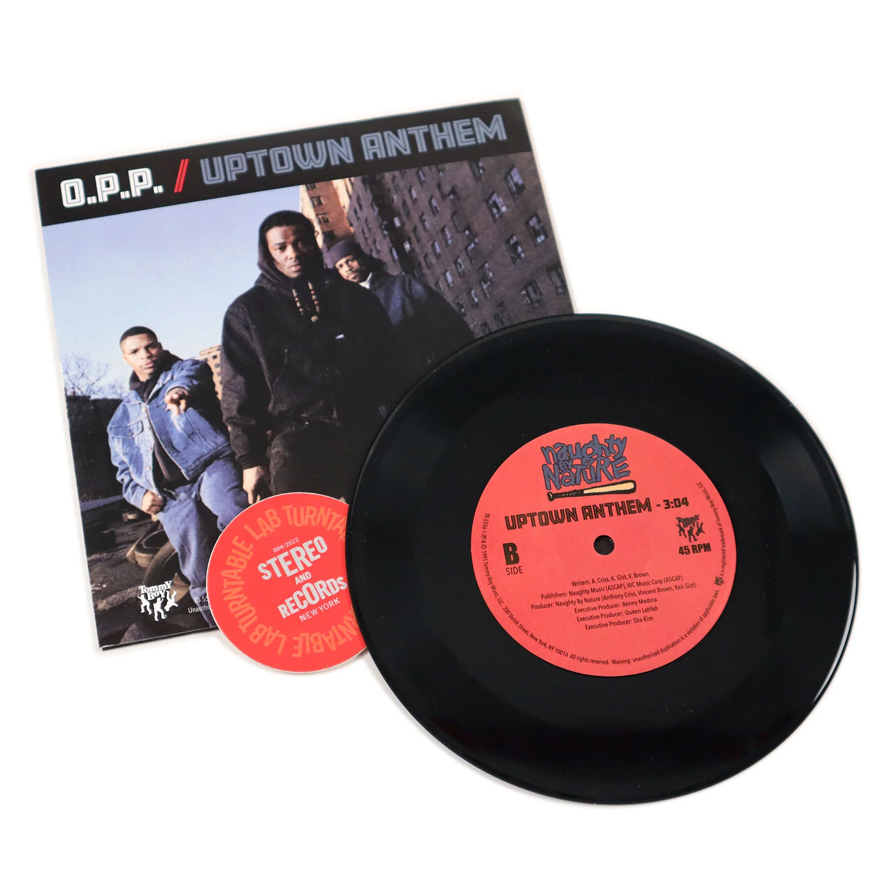Naughty By Nature: O.P.P. / Uptown Anthem Vinyl 7" - Image 2