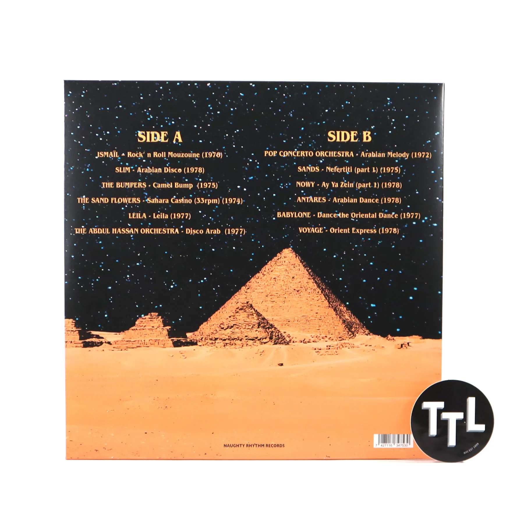 Naughty Rhythm Records: Arabian Disco Vinyl LP - Image 2