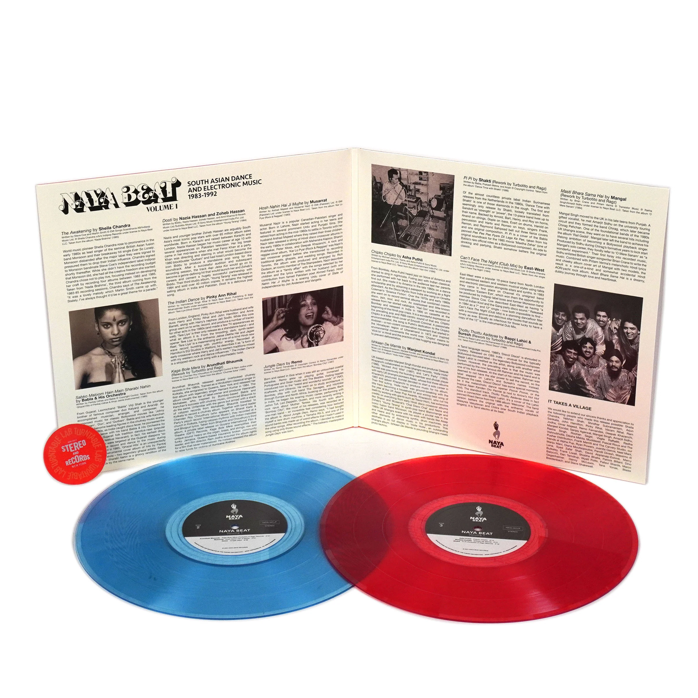 Naya Beat: Volume 1 South Asian Dance & Electronic Music 1983-1992 (Indie Exclusive Colored Vinyl) Vinyl 2LP - Image 2