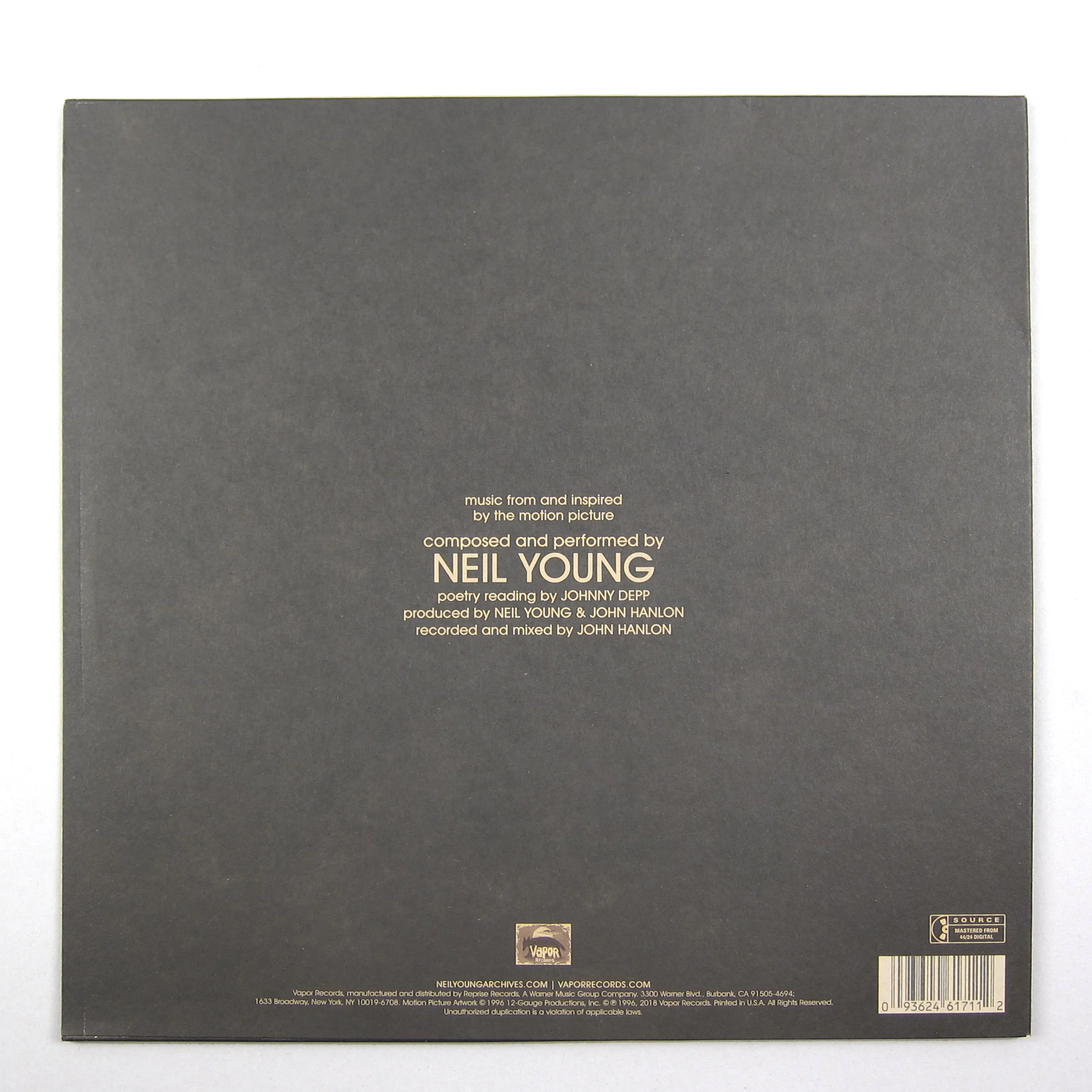 Neil Young: Dead Man Soundtrack (Jim Jarmusch) Vinyl 2LP - Image 3