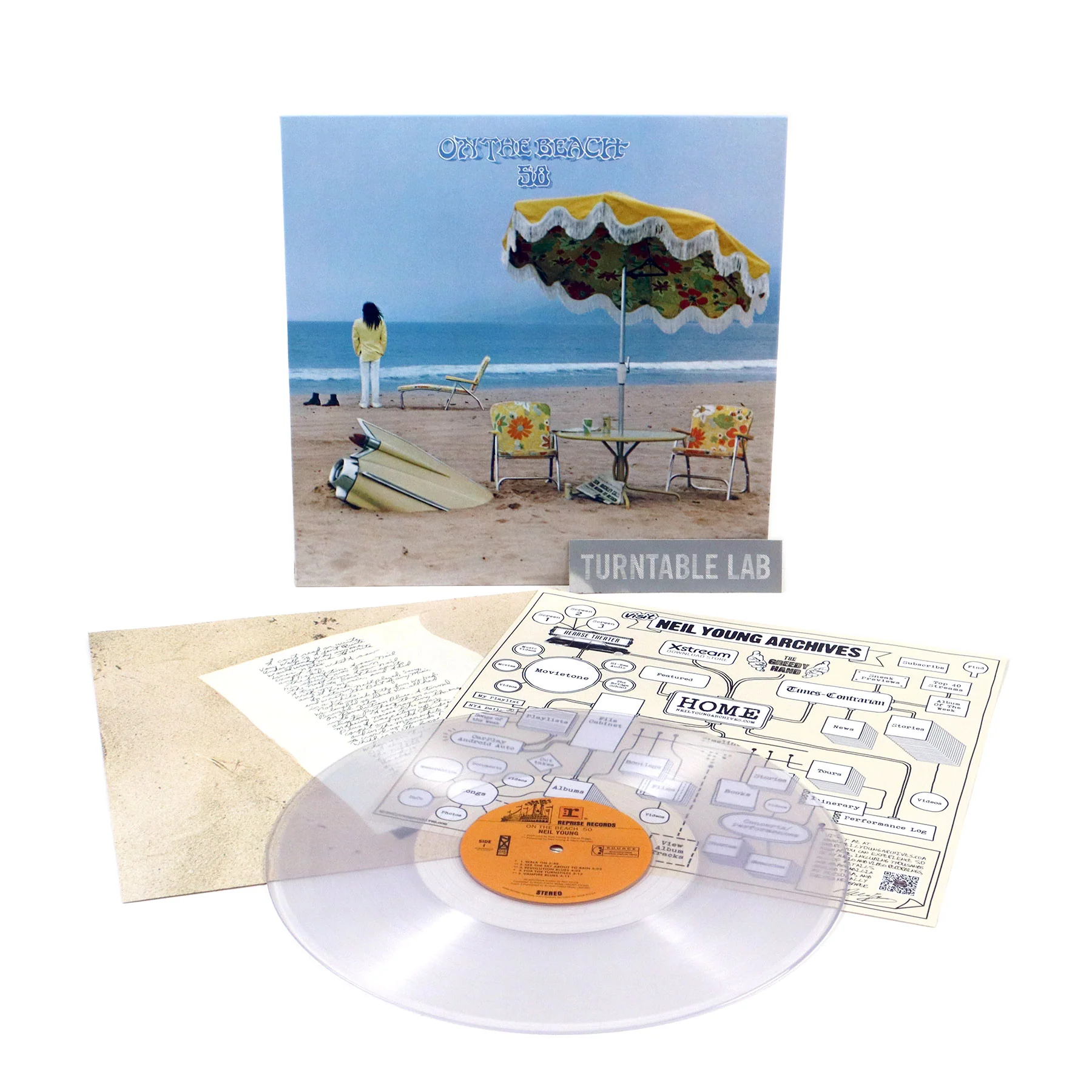 Neil Young: On The Beach - 50th Anniversary Edition (Colored Vinyl) Vinyl LP - Image 2