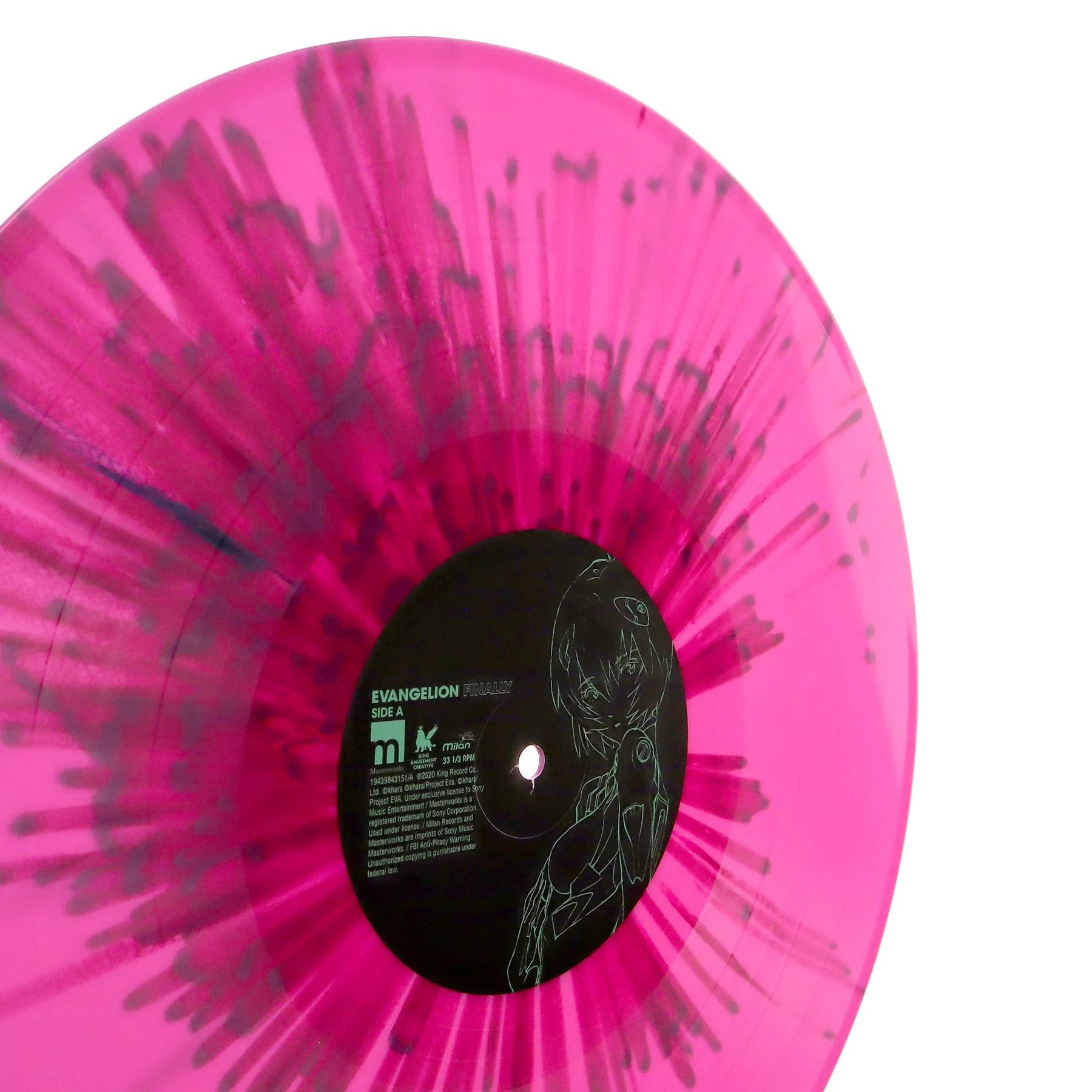 Neon Genesis Evangelion: Evangelion Finally Soundtrack (Pink Splatter Colored Vinyl) Vinyl 2LP - Image 2