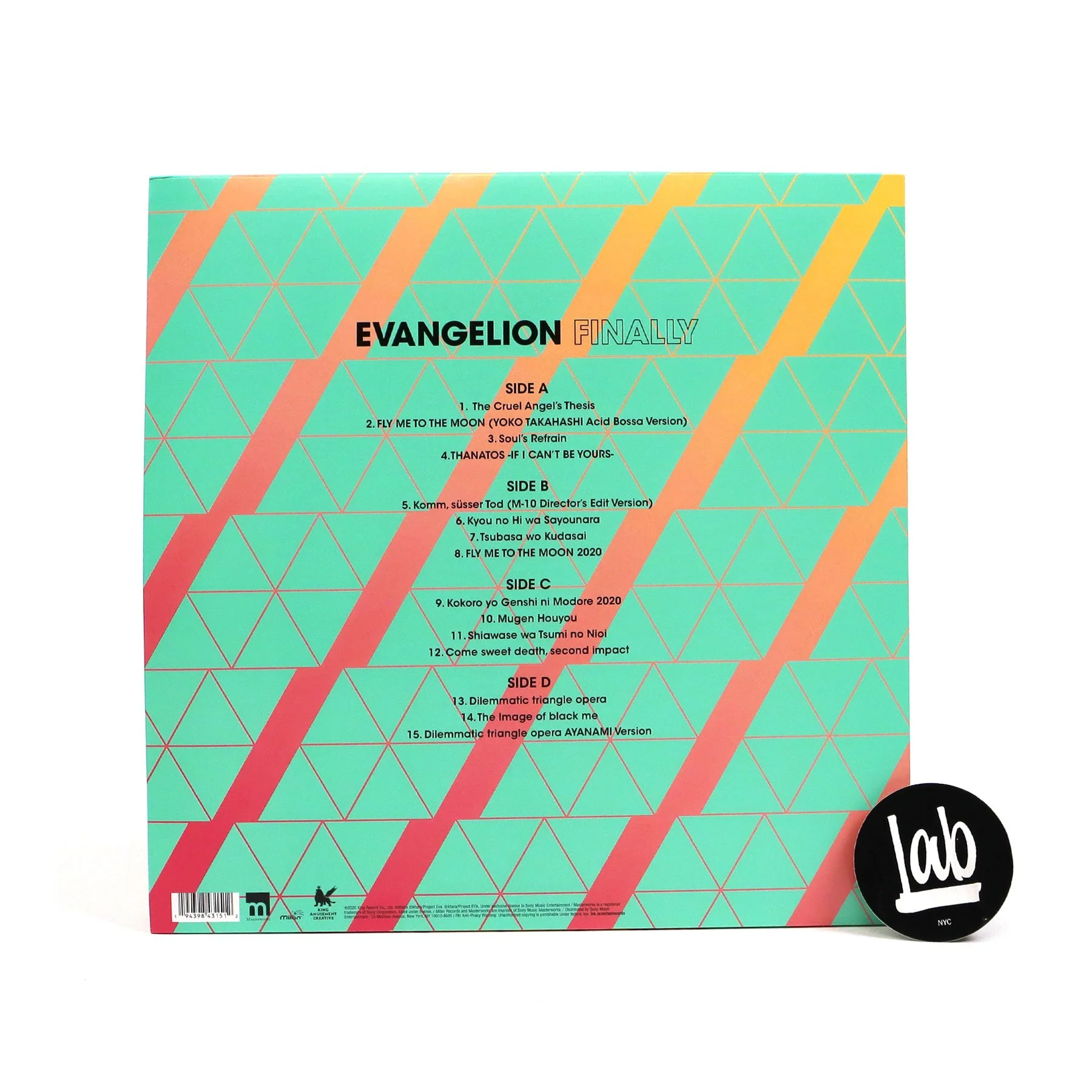 Neon Genesis Evangelion: Evangelion Finally Soundtrack (Pink Splatter Colored Vinyl) Vinyl 2LP - Image 4