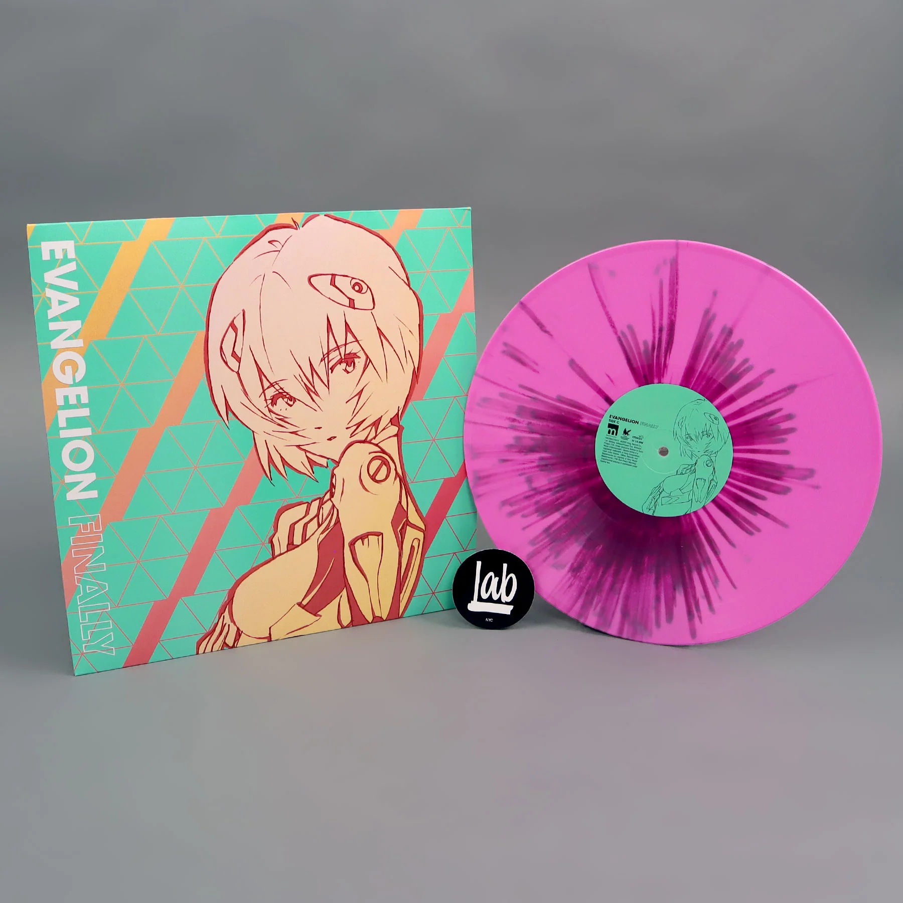 Neon Genesis Evangelion: Evangelion Finally Soundtrack (Pink Splatter Colored Vinyl) Vinyl 2LP - Image 6