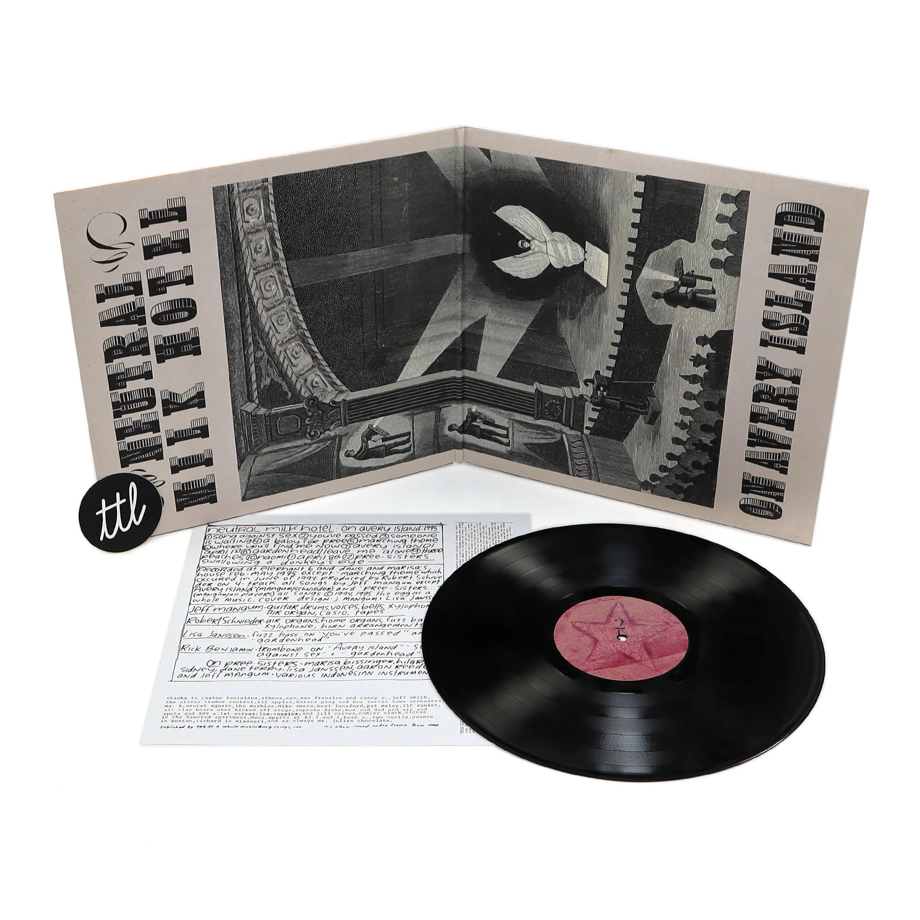 Neutral Milk Hotel: On Avery Island (Gatefold) Vinyl LP - Image 2