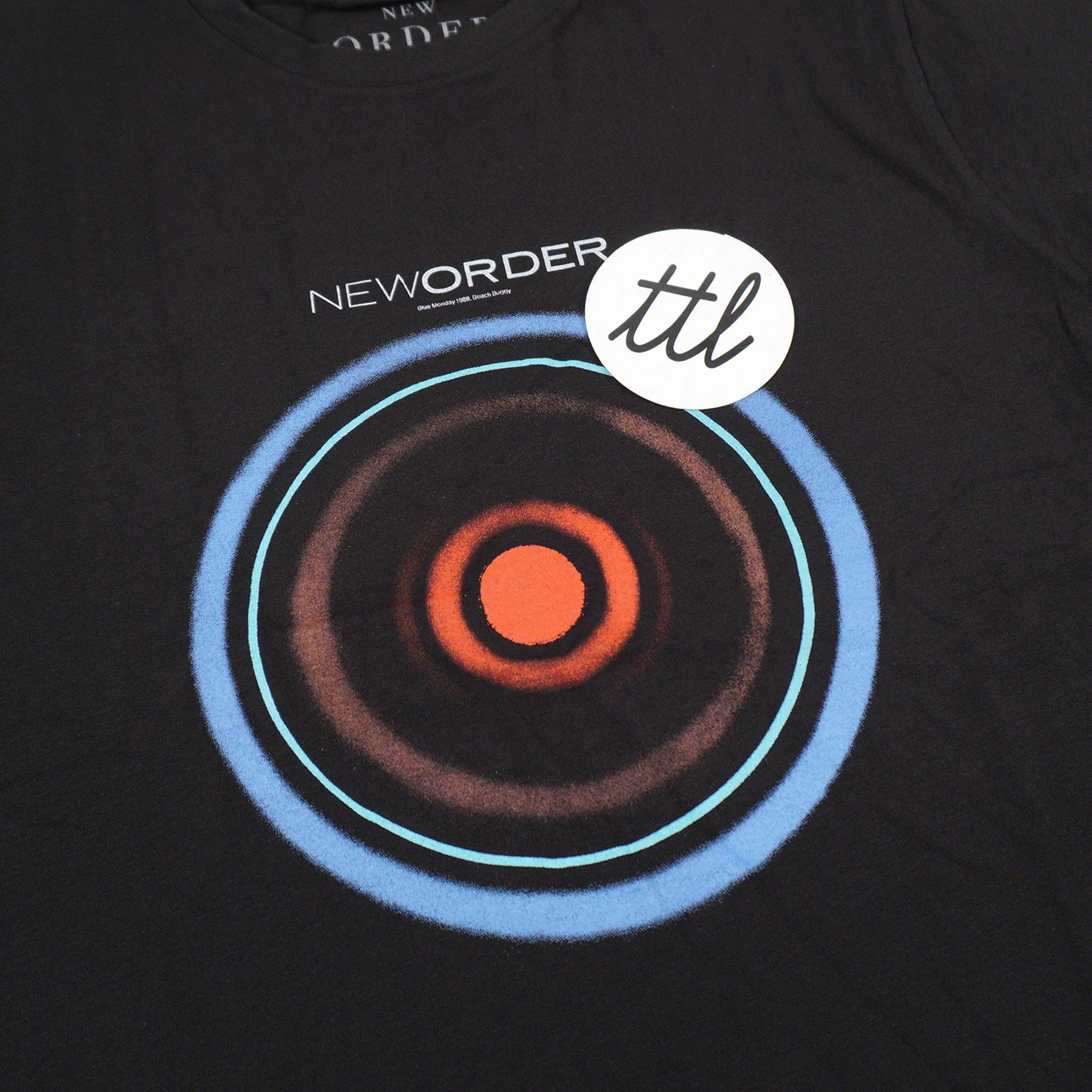 New Order: Blue Monday Shirt - Black - Image 2