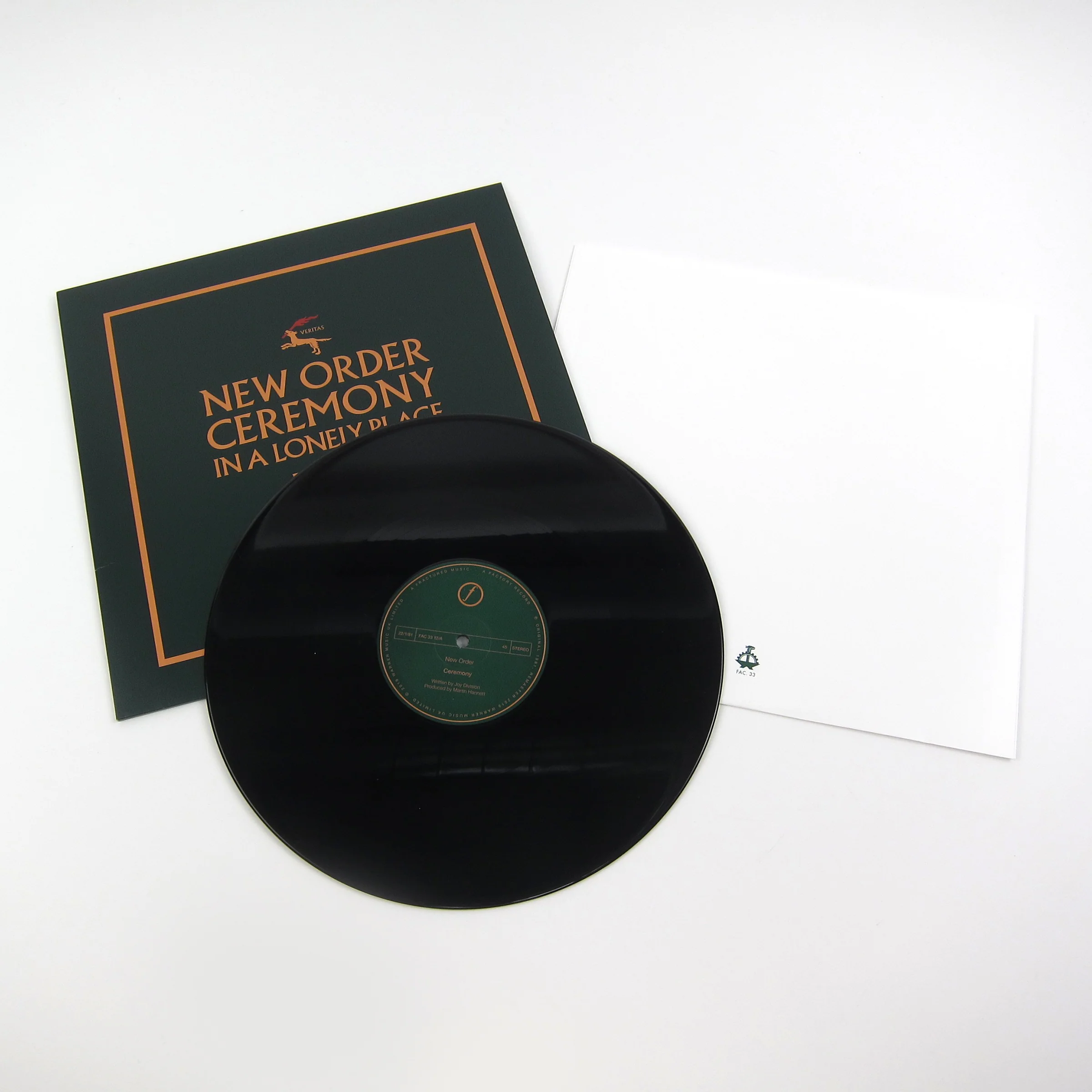 New Order: Ceremony Version 1 Vinyl 12" - Image 2